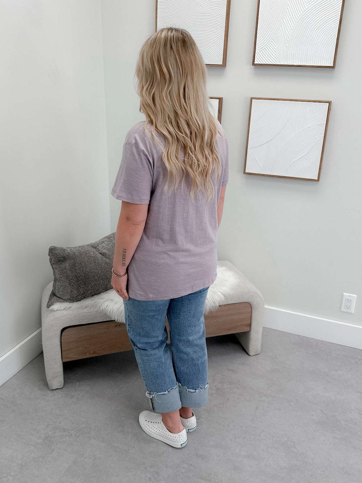 209 Tee in Lilac by Twenty Nine The Label