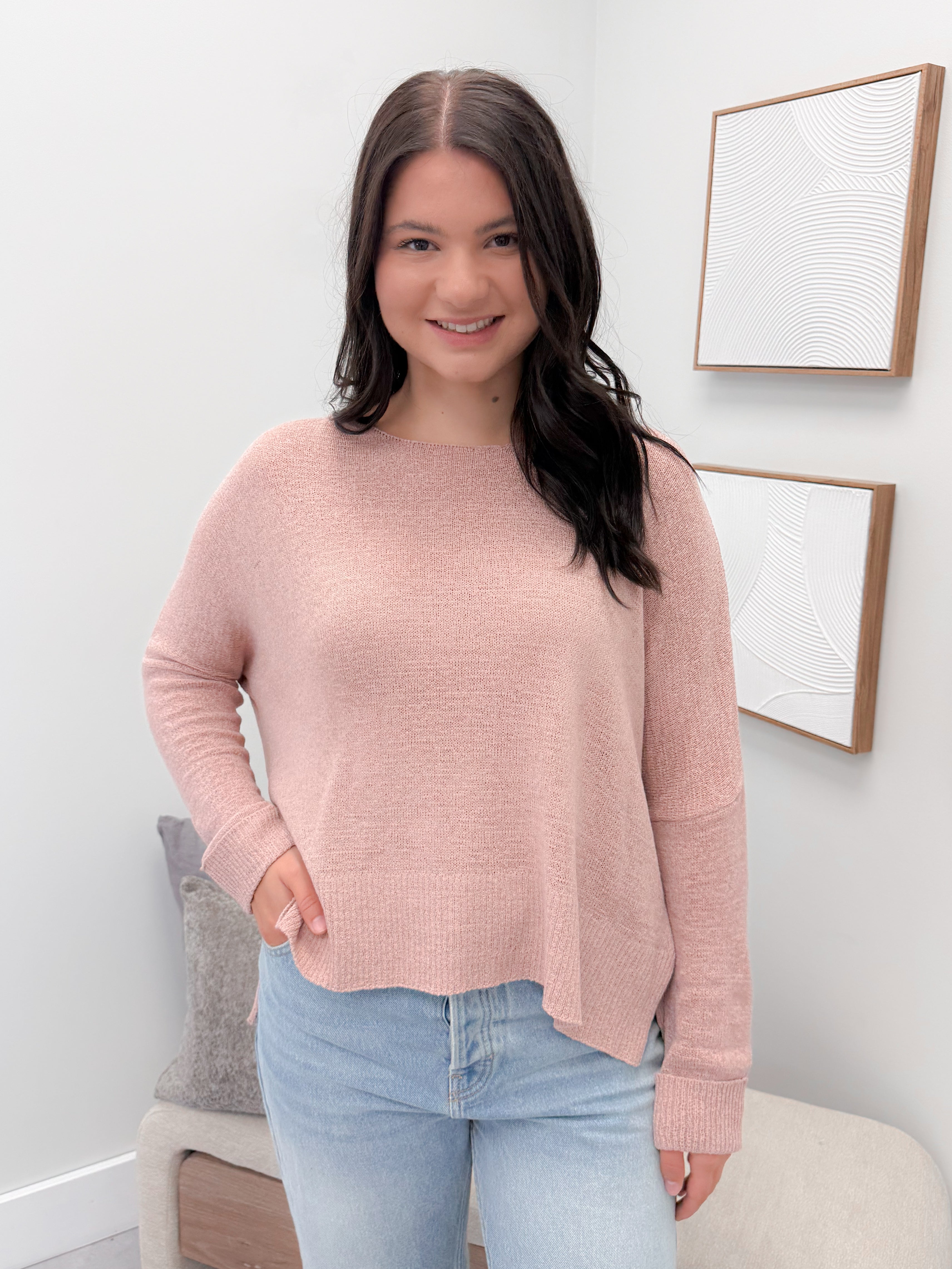 Sheri Sweater in Mauve