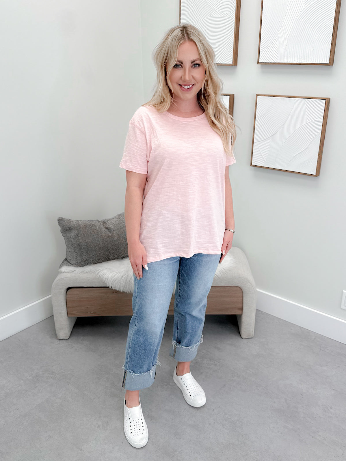 209 Tee in Petal Pink by Twenty Nine The Label