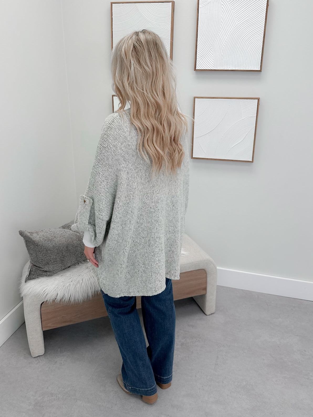 Bailey Cardigan in Grey