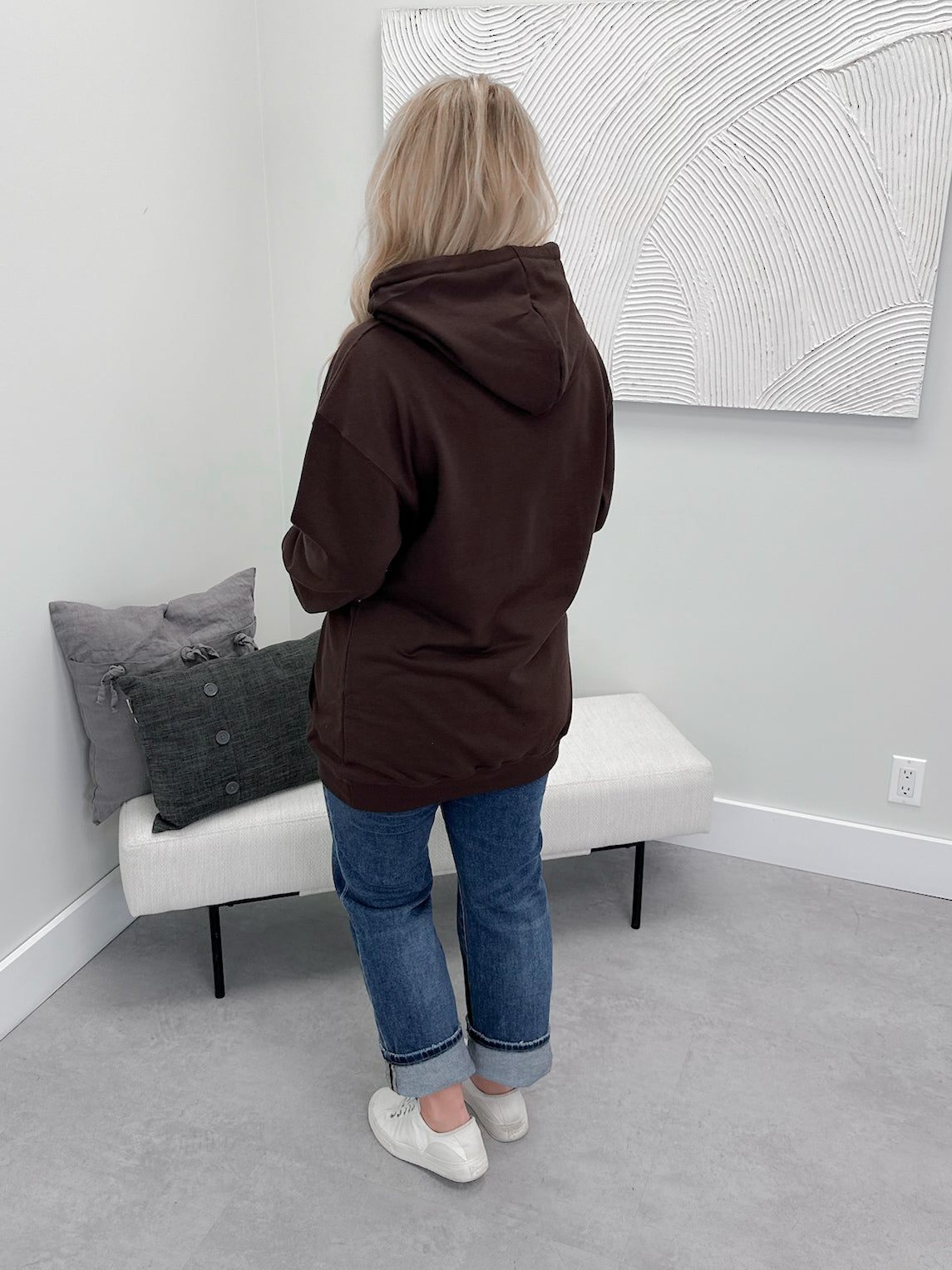 126 Hoodie in Espresso by Twenty Nine The Label