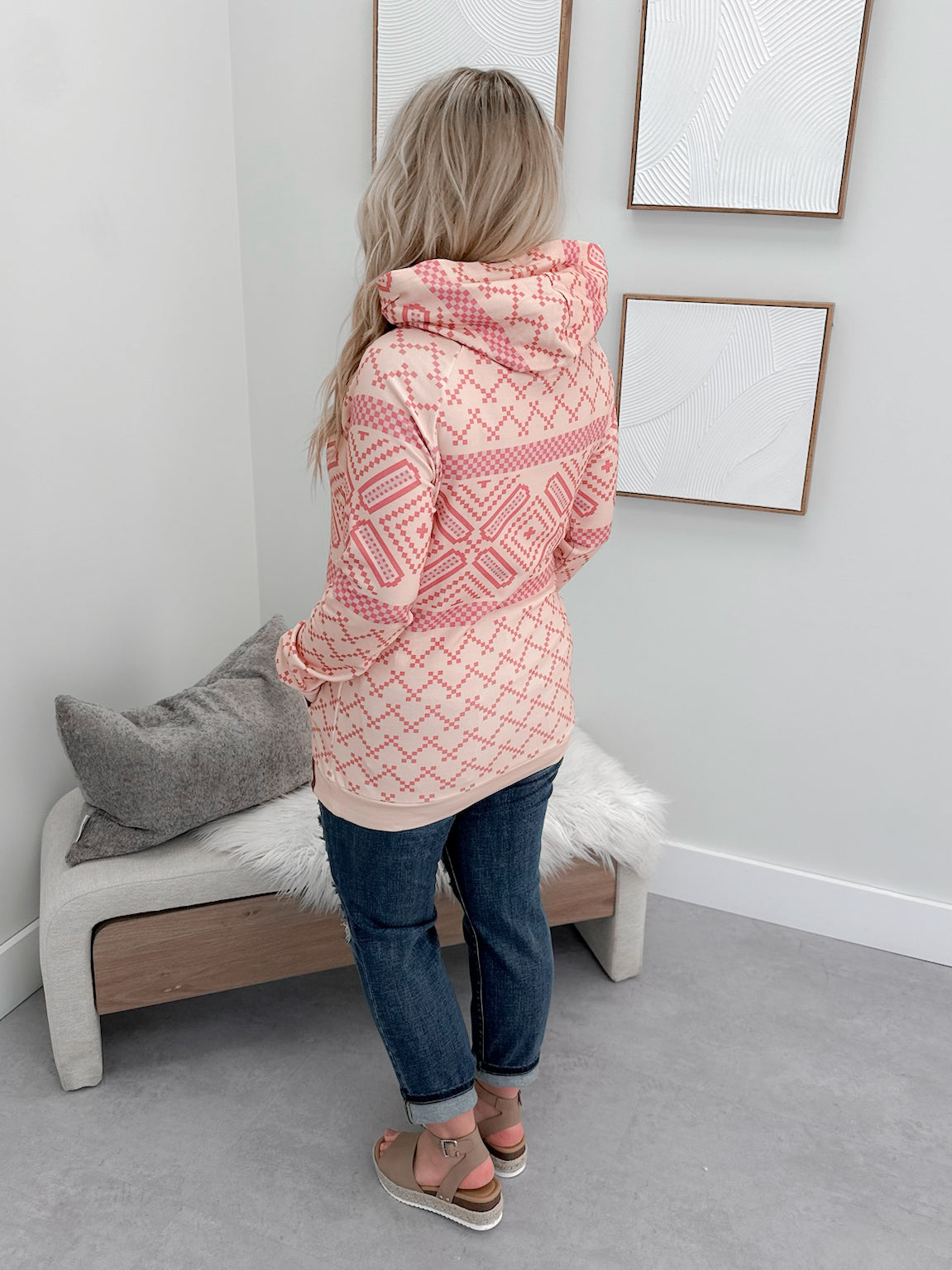 Doublehood Sweatshirt in Prairie Princess by Ampersand Avenue