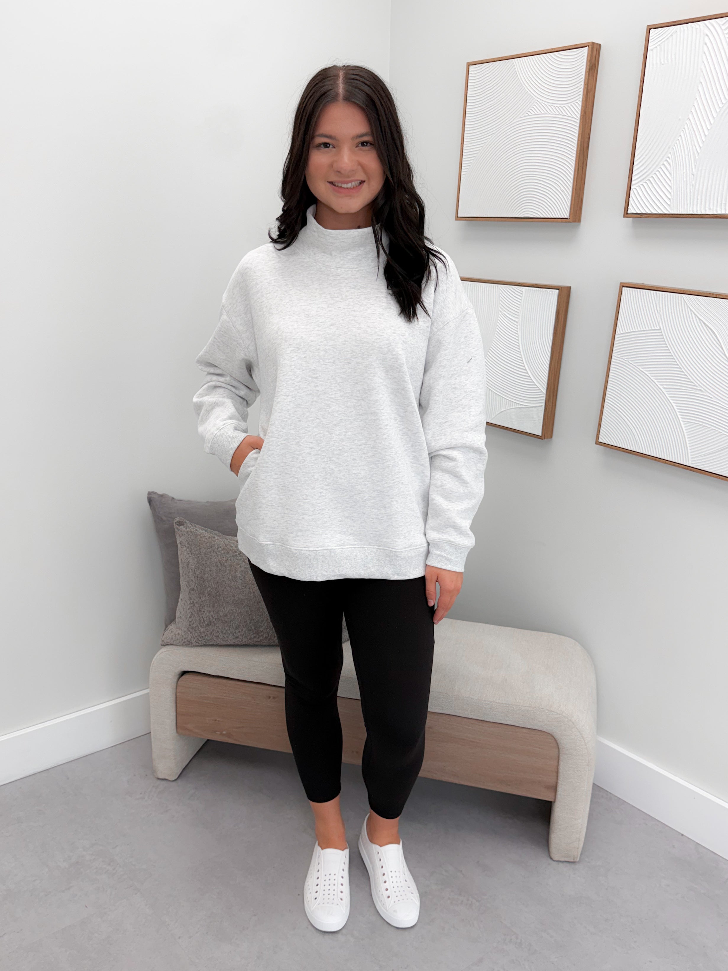 Natana Pullover in Grey