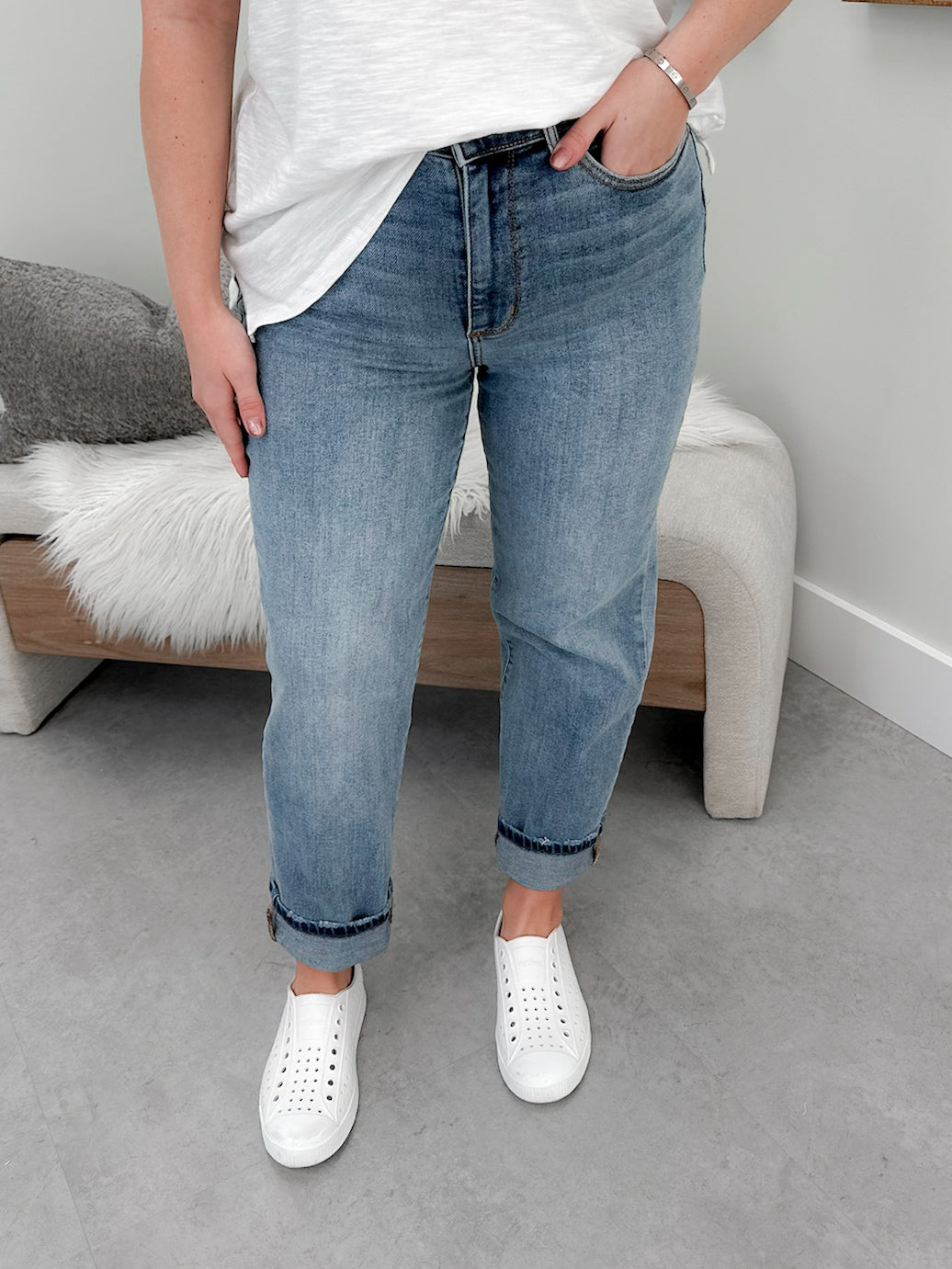 Romi Ankle Straight Jeans by Judy Blue