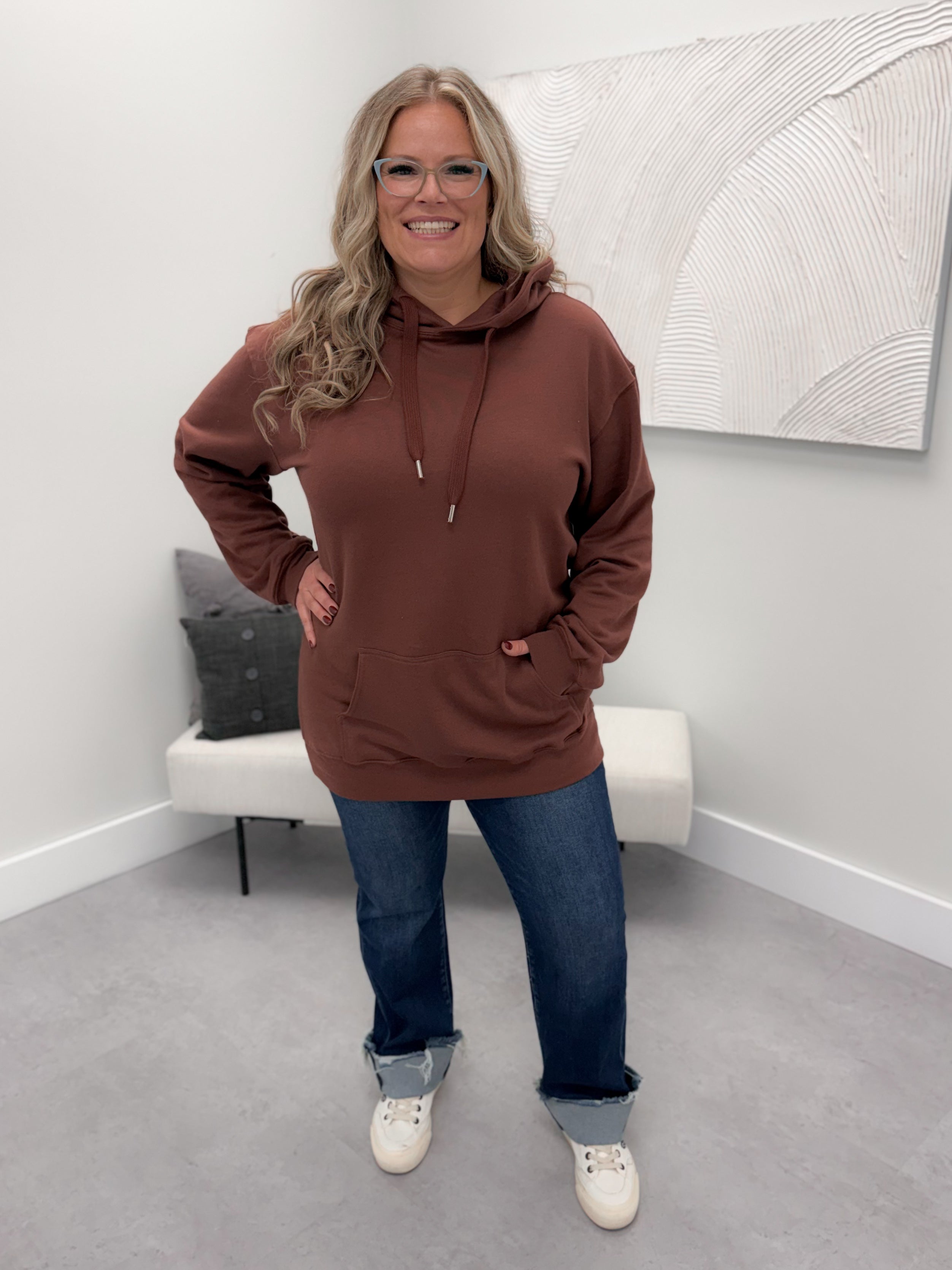 126 Hoodie in Cerise by Twenty Nine The Label