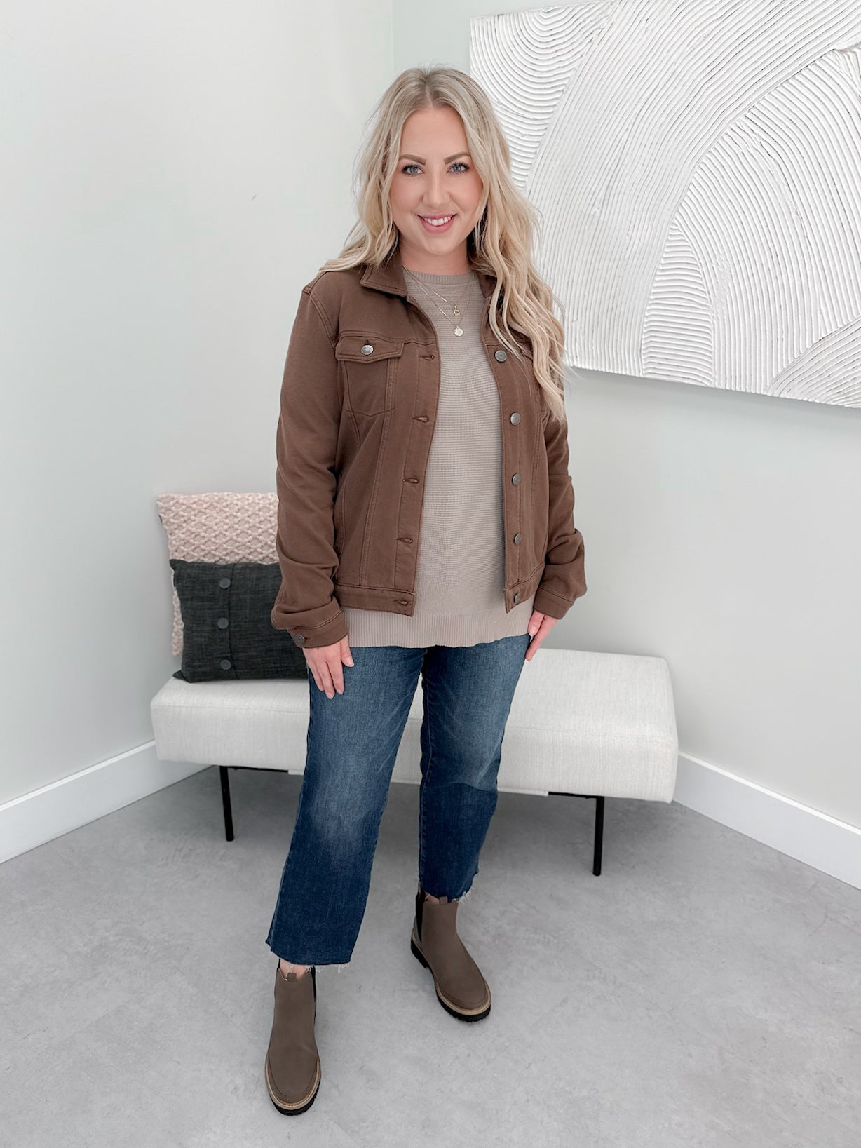 Amelia Jacket in Brown