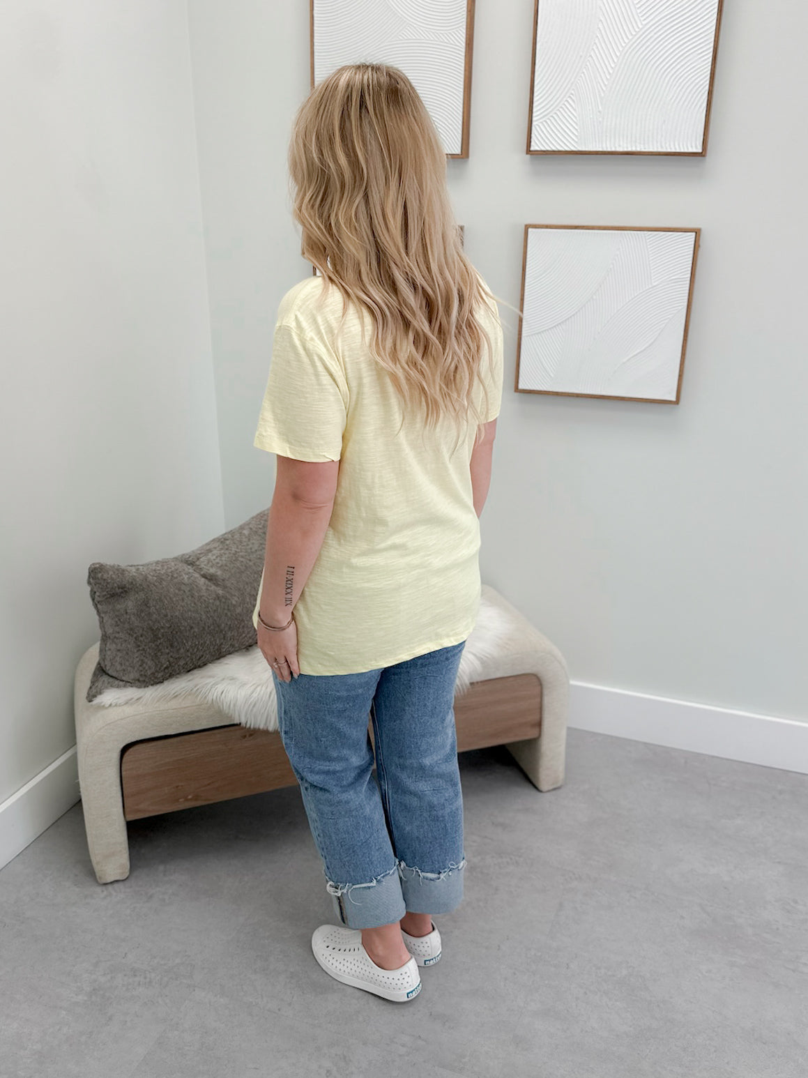 209 Tee in Lemon by Twenty Nine The Label