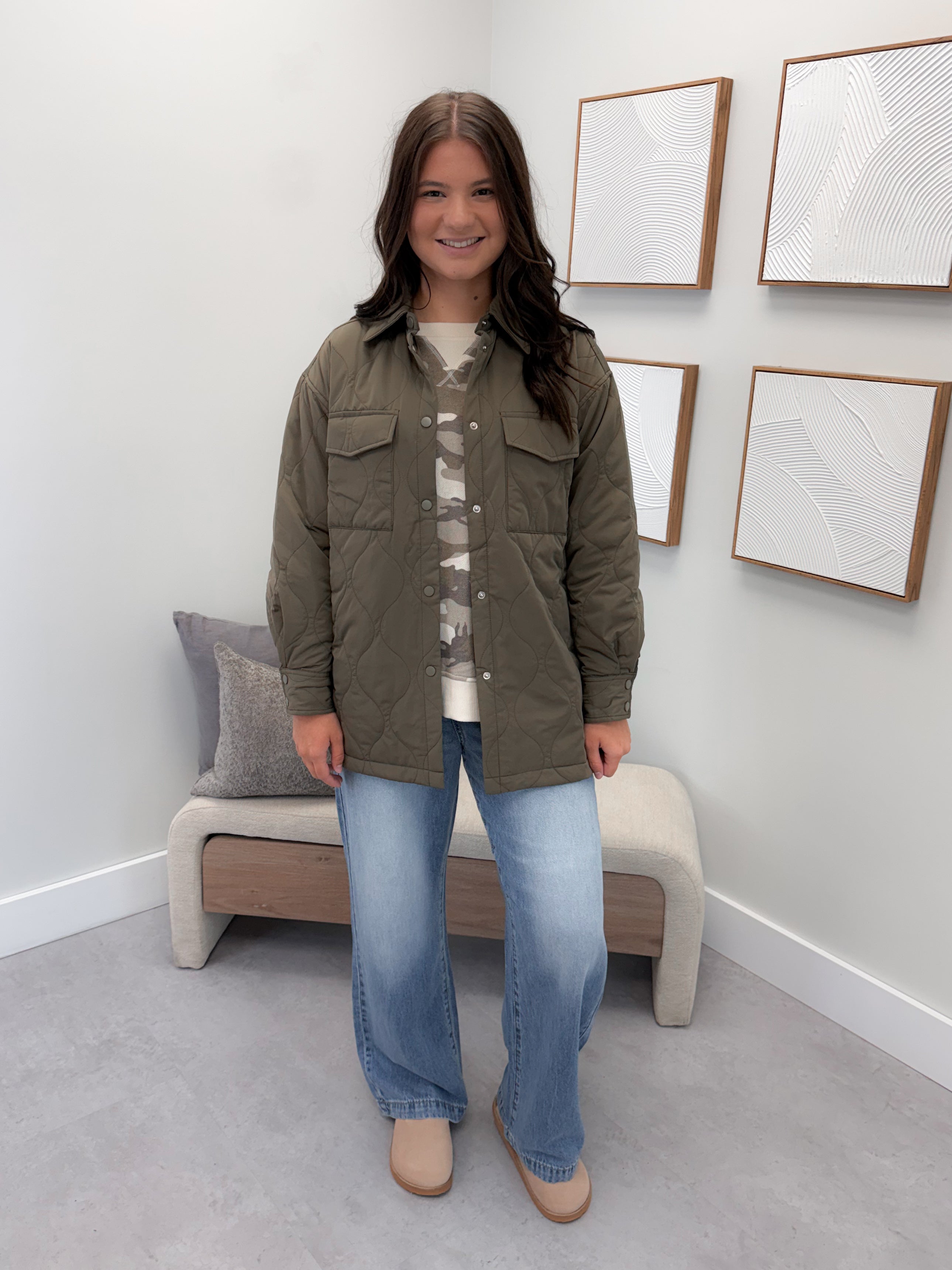 Solstice Jacket in Olive