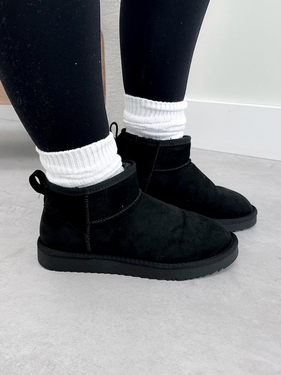 Mute Mini Boot in Black