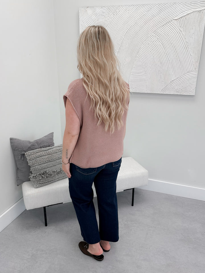 Winda Sweater in Dusty Rose - L/O Small