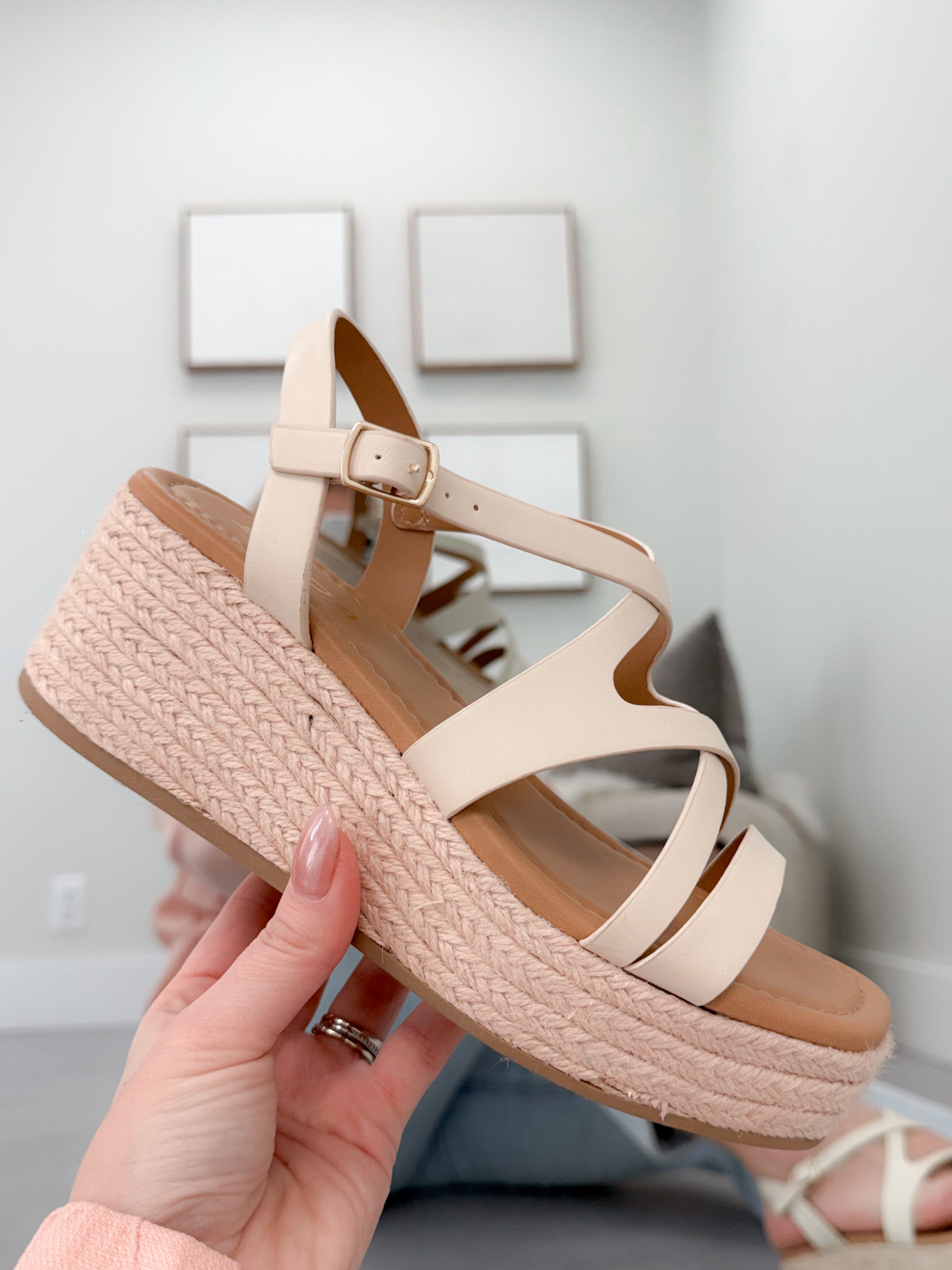 Loco Sandals in Bone