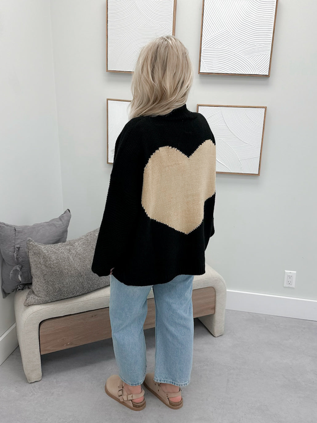 Oversized Cardigan in Forever Yours by Ampersand Ave