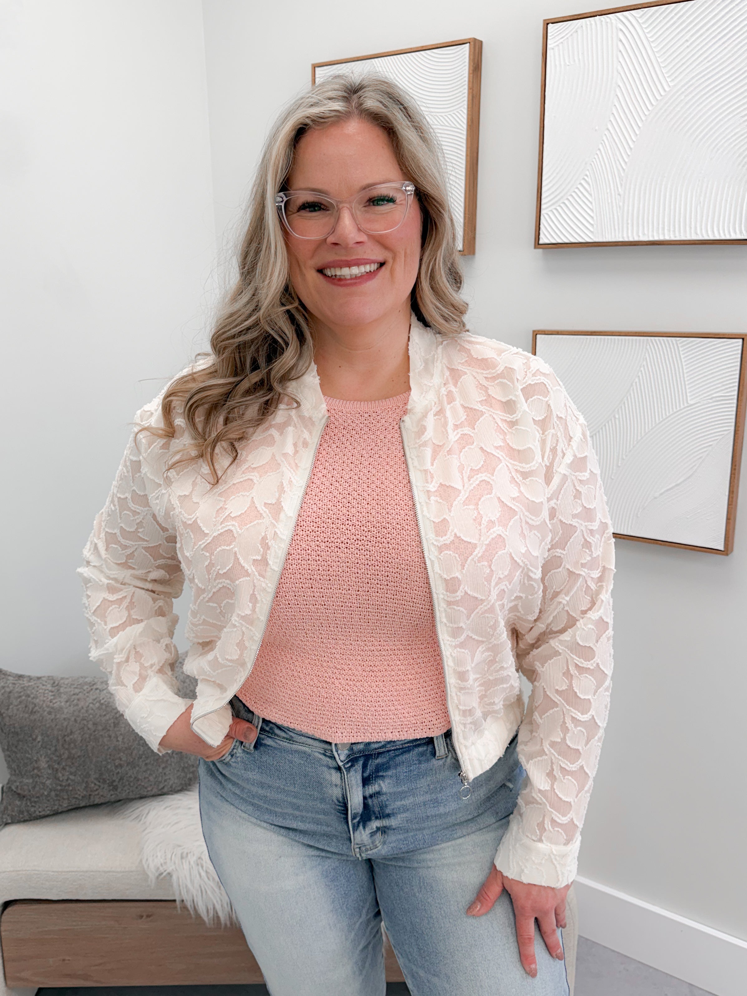 Rosalina Jacket in Off White