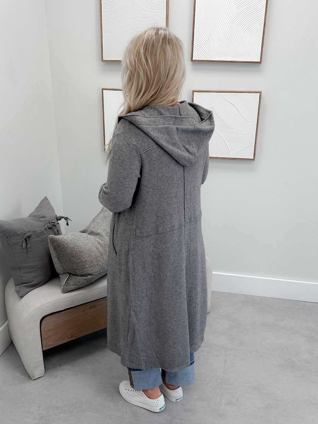 Outlaw Cardigan in Grey