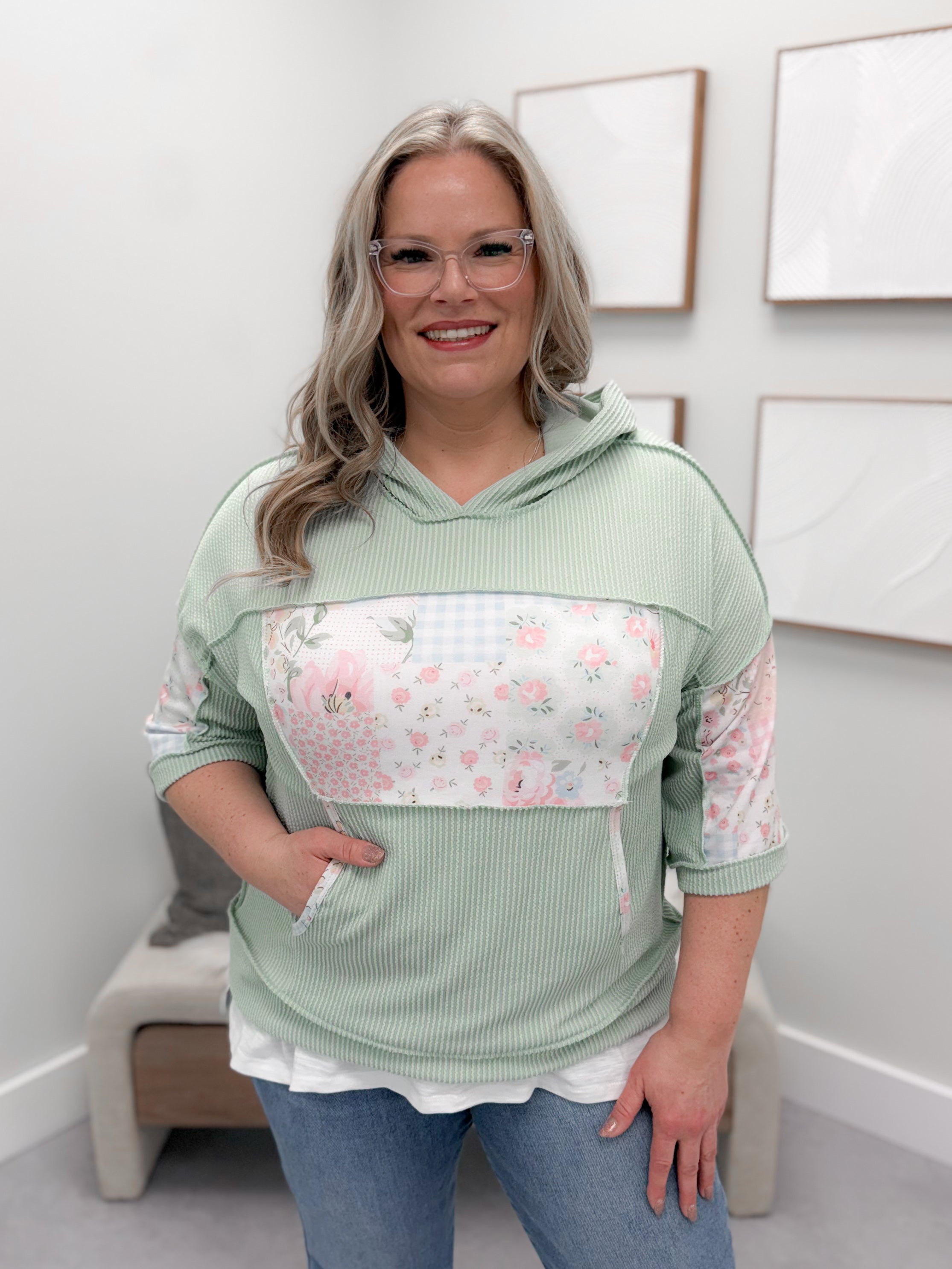 Tiffany Hoodie in Sage