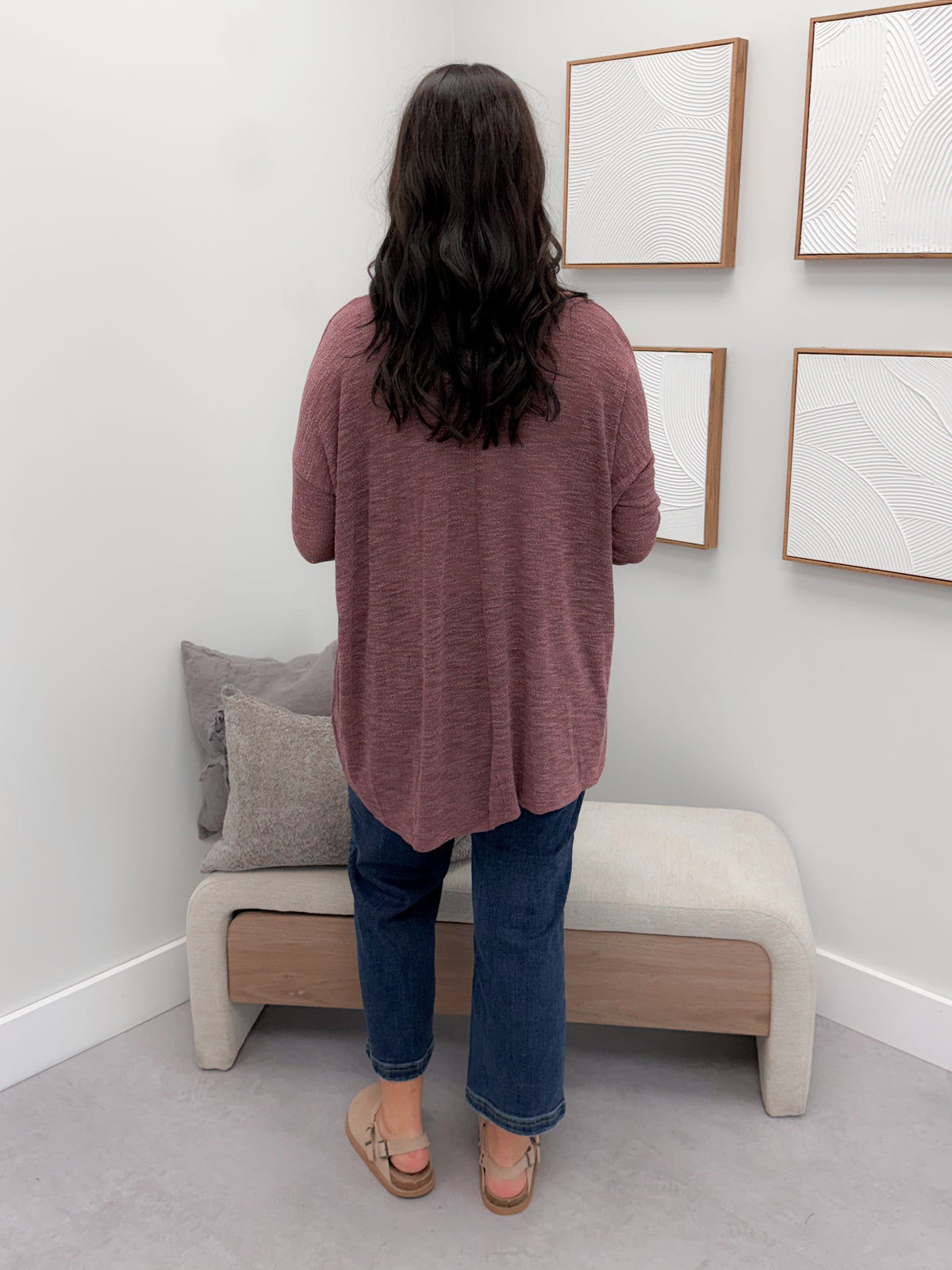 Ethel Long Sleeve in Mauve
