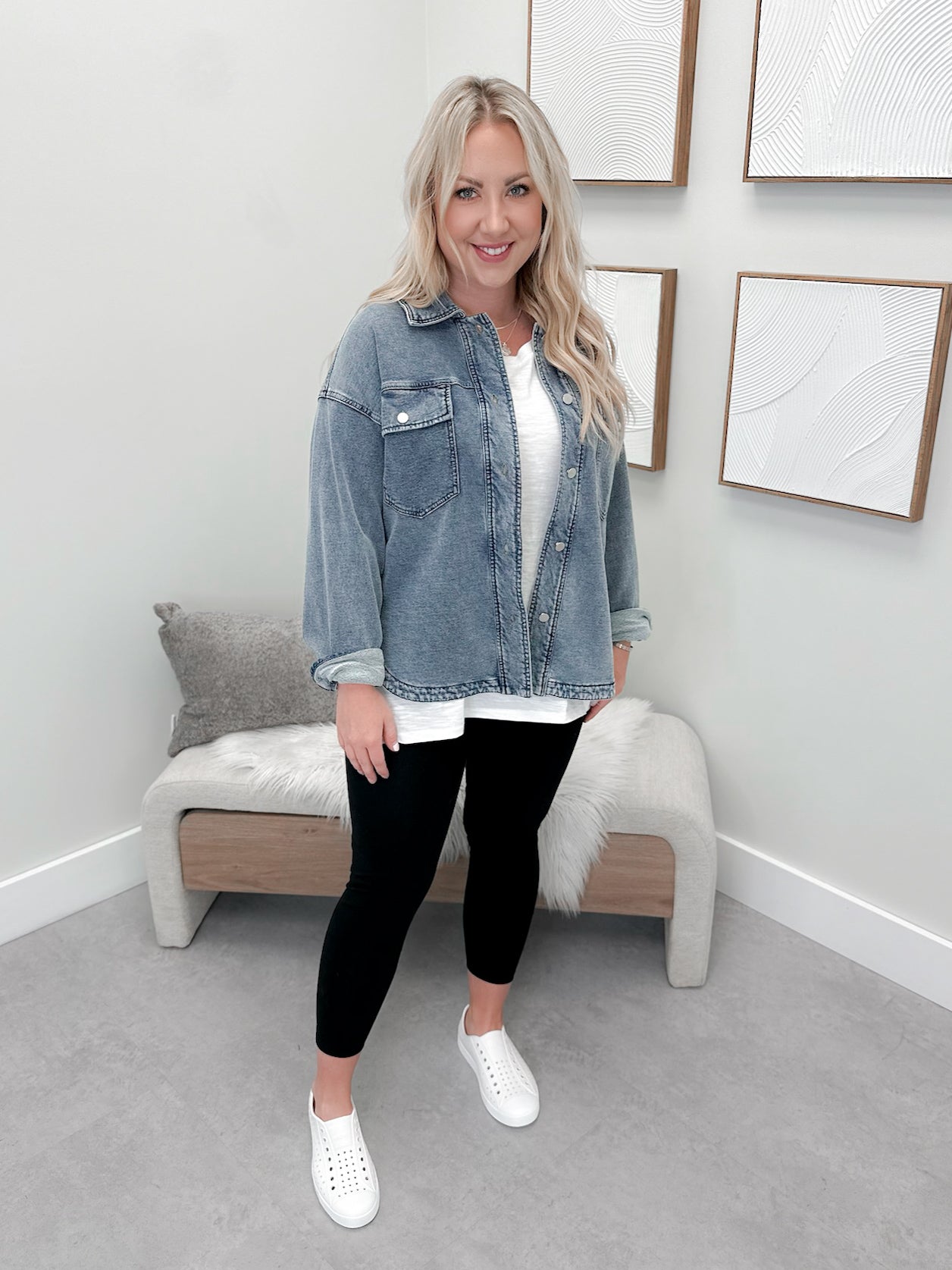 Roxie Shacket in Dark Acid