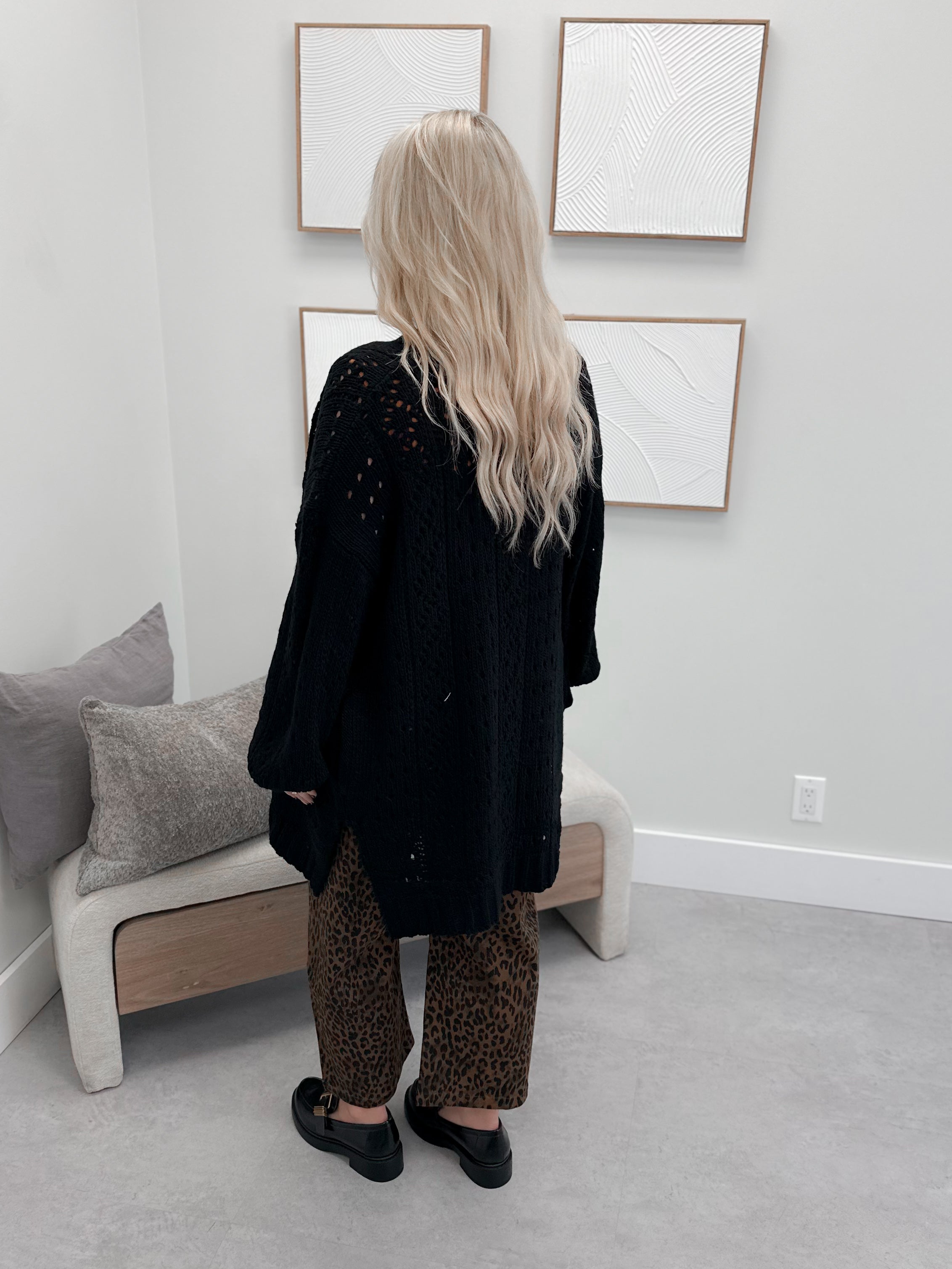 Verano Cardigan in Black