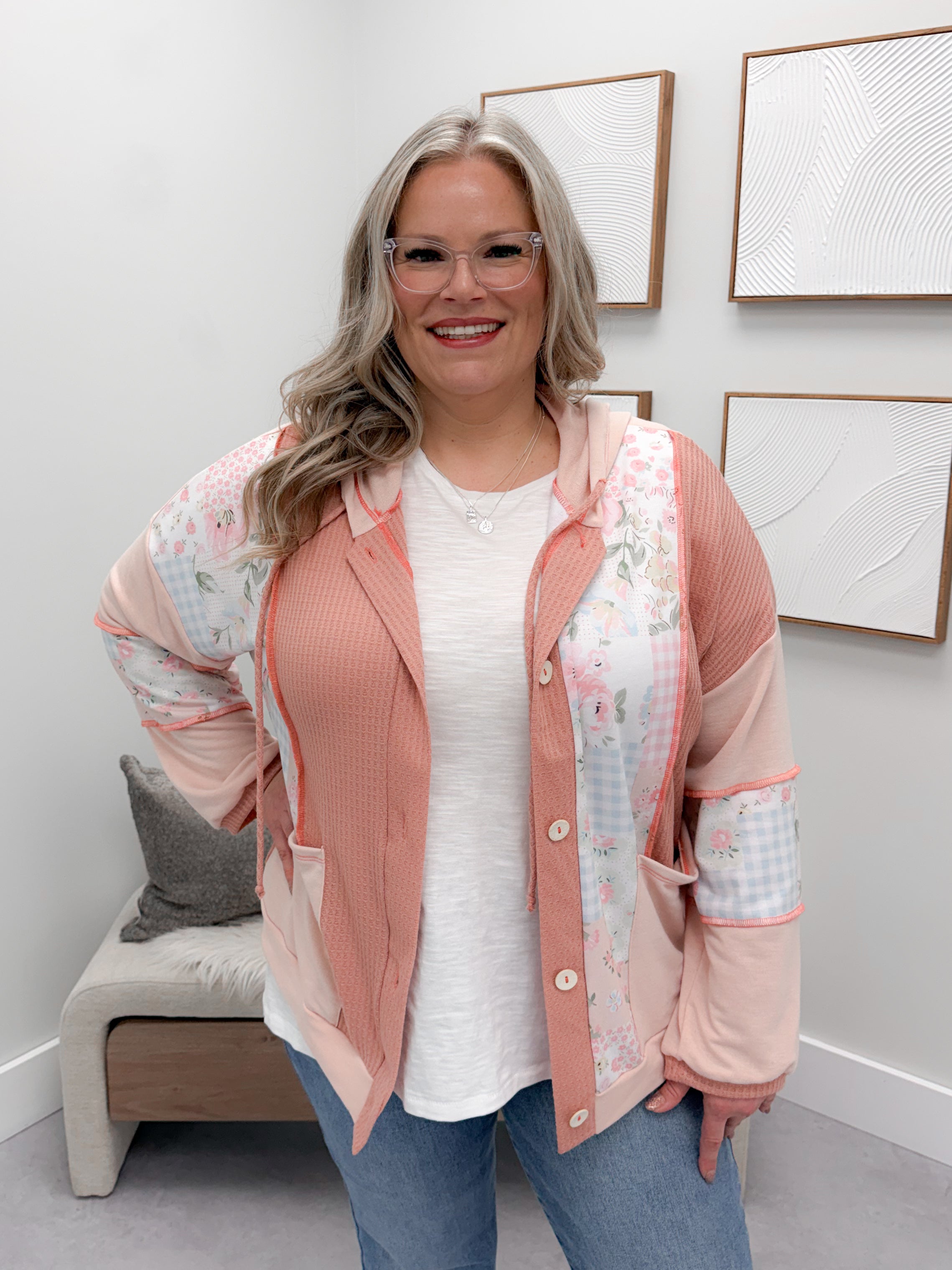 Remy Cardigan in Mauve Blush