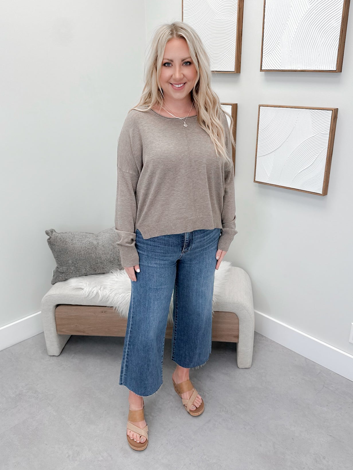 Destiny Sweater in Mocha