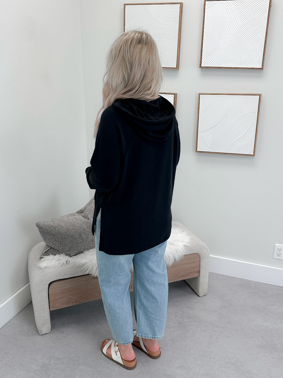 Romina Hoodie in Black