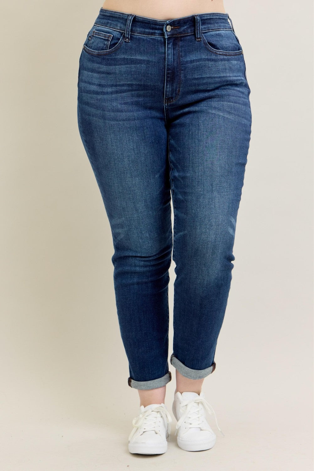 City Cuffed Slim Fit Jeans by Judy Blue