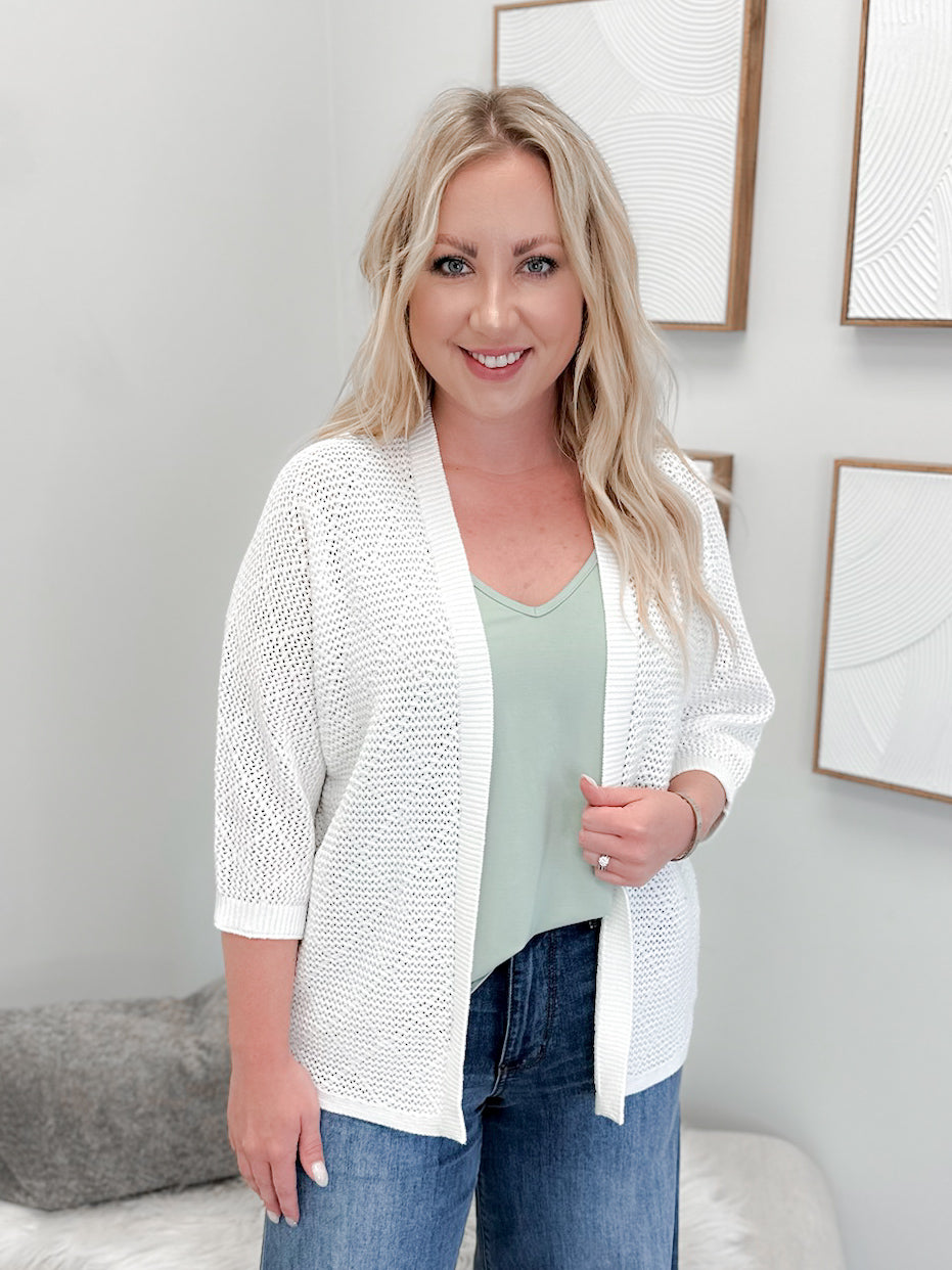 Missel Cardigan in Off White