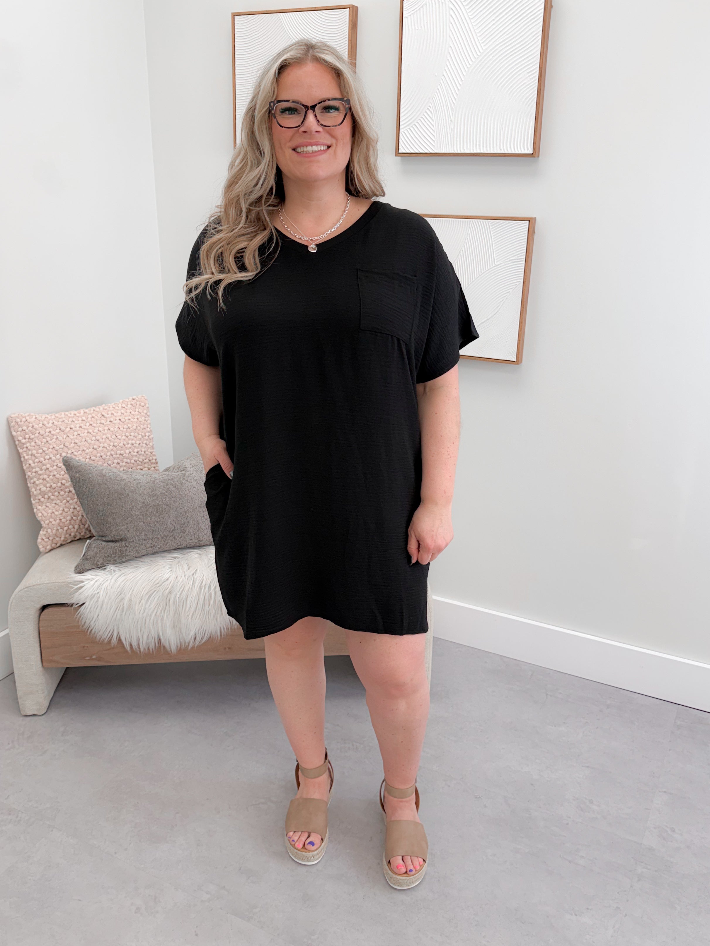 Devon Dress in Black