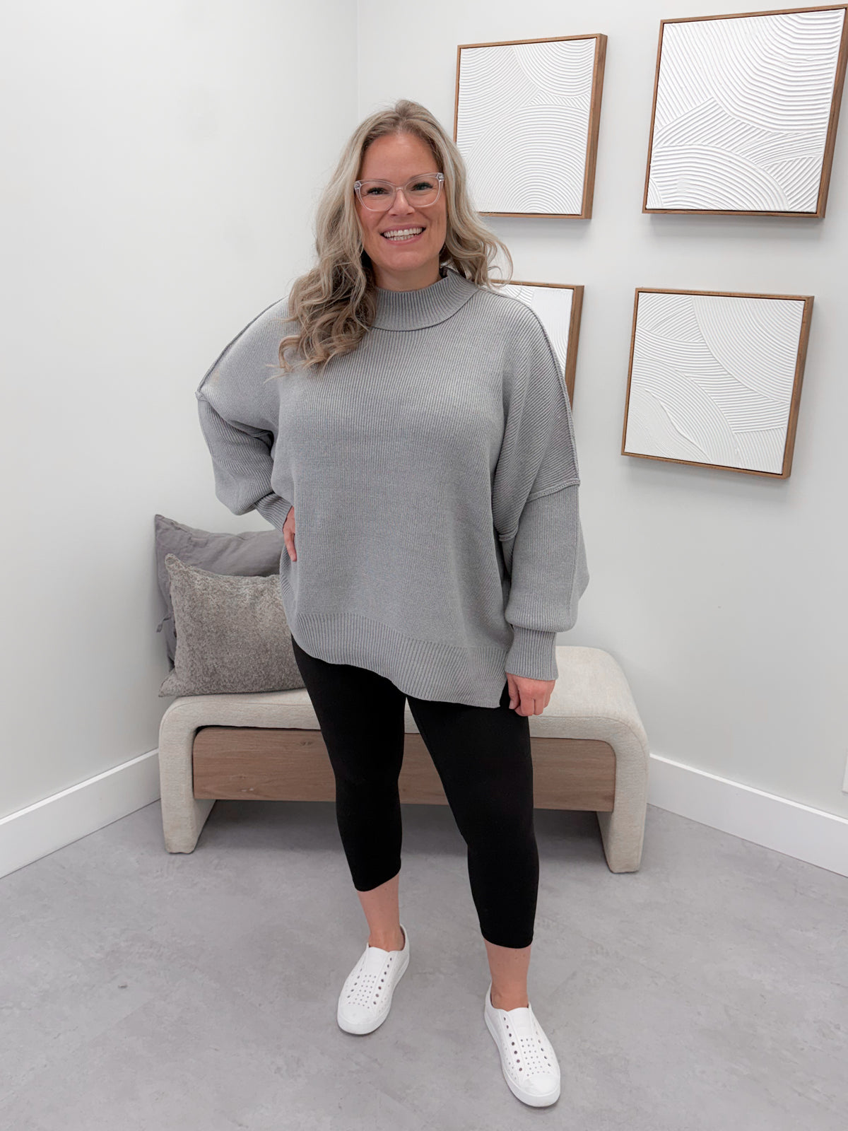 Eliana Sweater in Grey