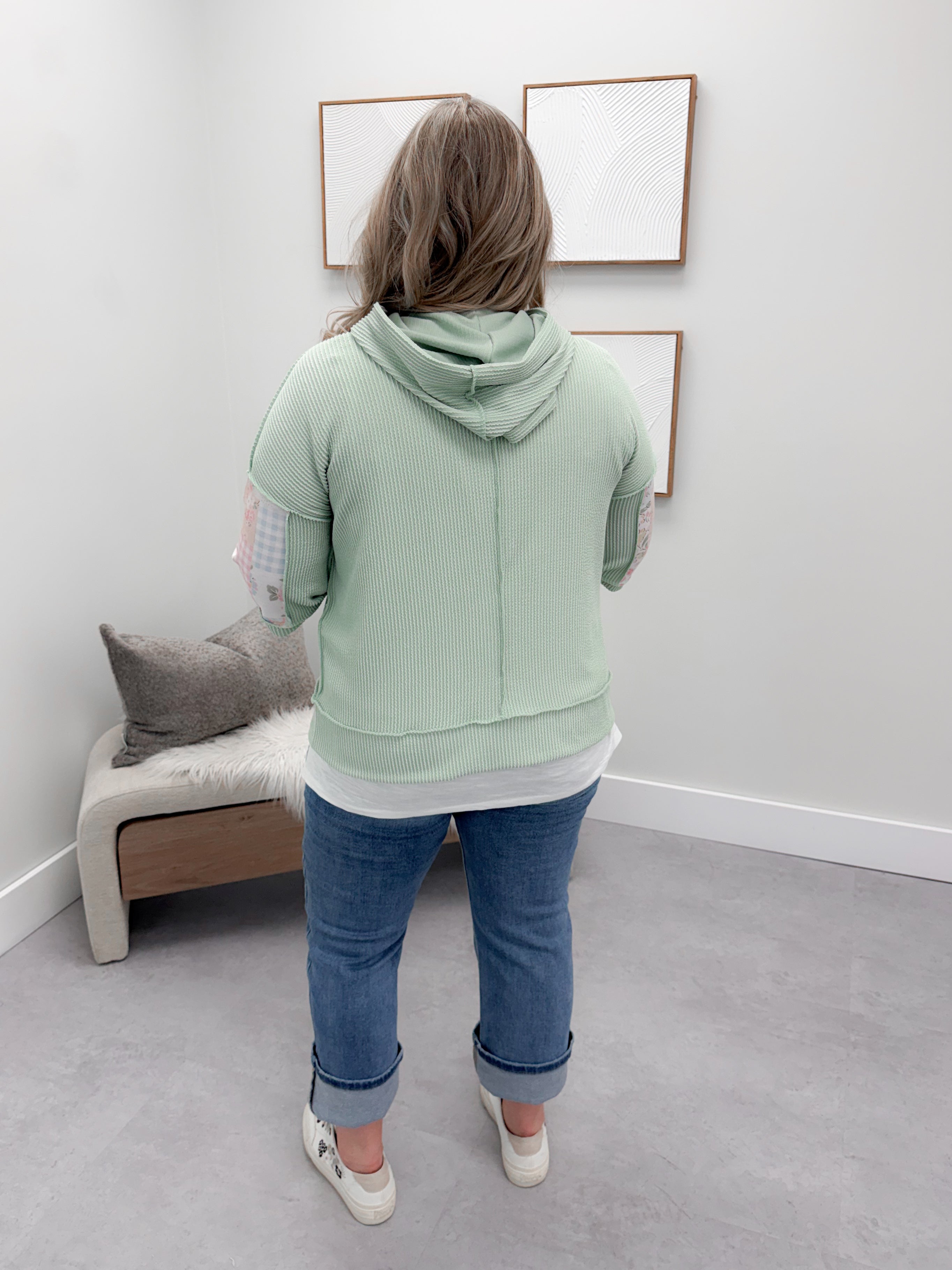 Tiffany Hoodie in Sage