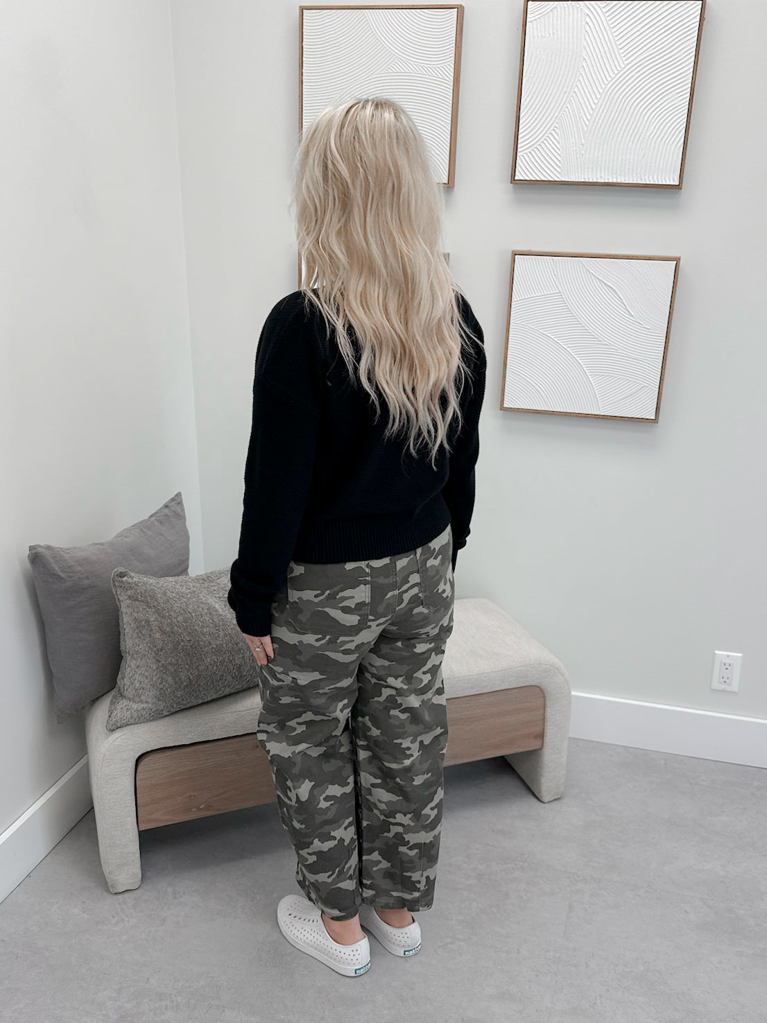 Bowie Pants in Camo by Ampersand Ave