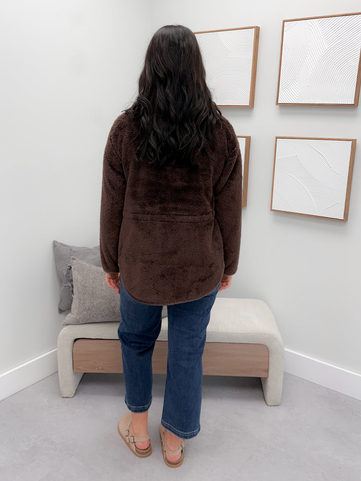Bently Dream Plush Jacket in Espresso
