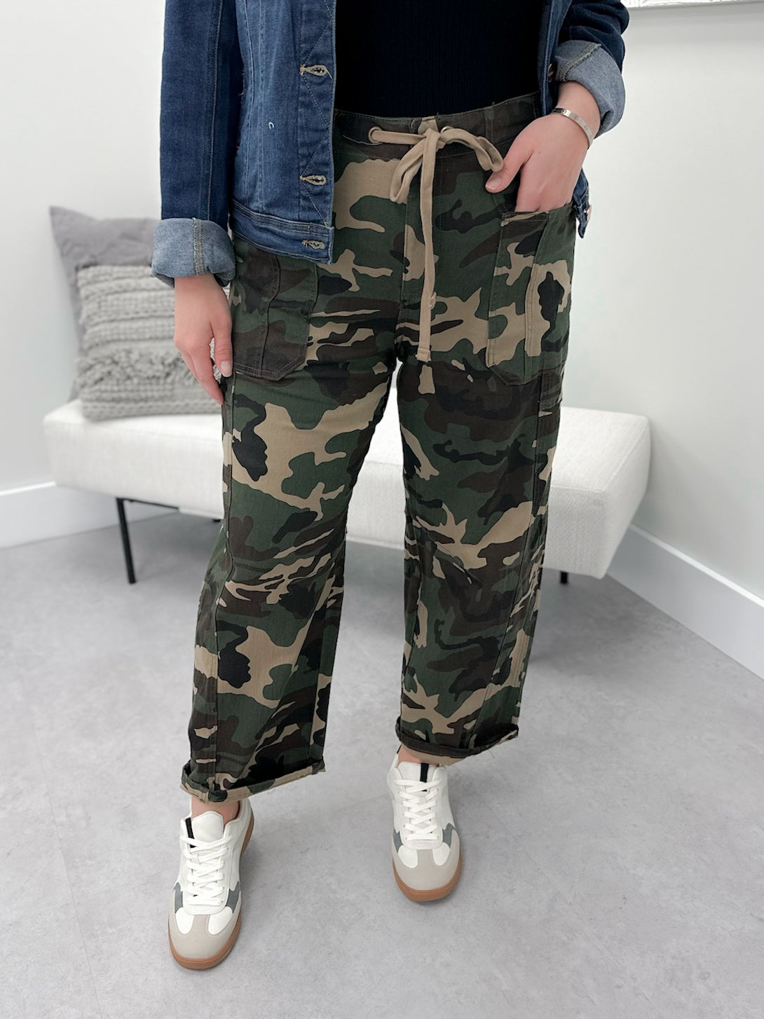Joe Camo Barrel Pants by Risen
