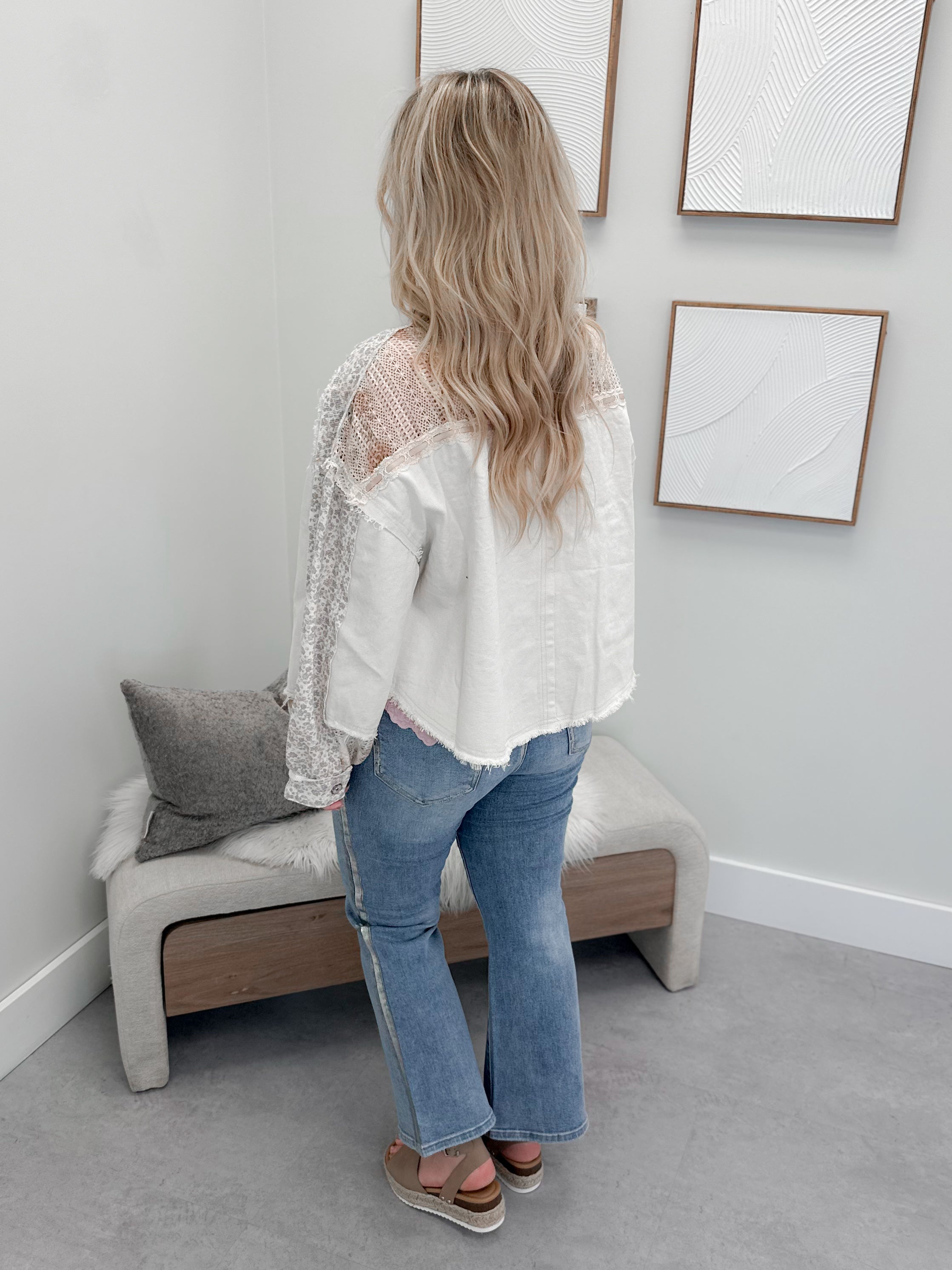 Halsey Jacket in Natural