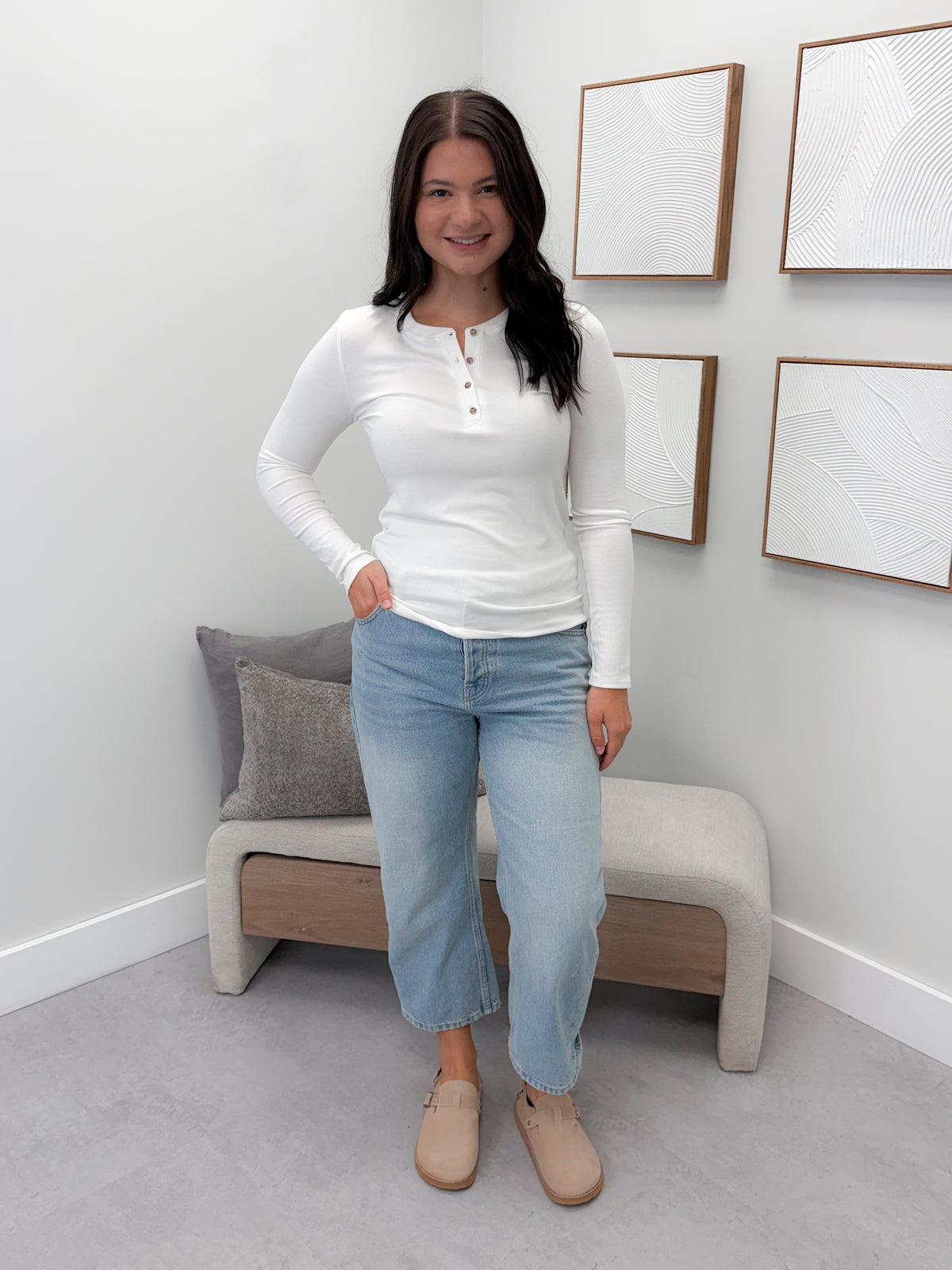 Sailor Long Sleeve in Ivory
