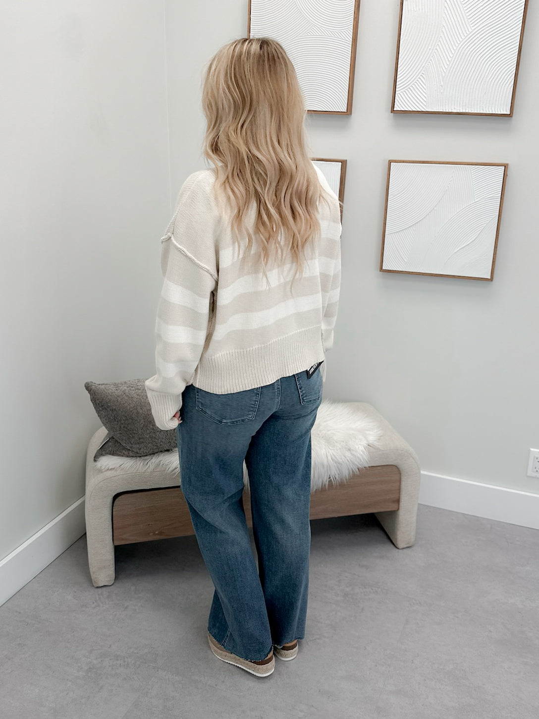 Gwen Cardigan in Sand