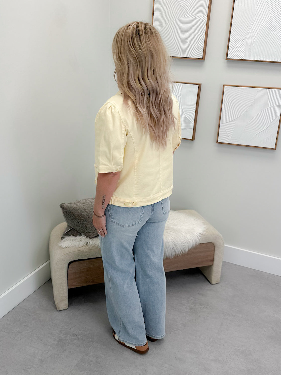 Mara Jean Jacket in Butter