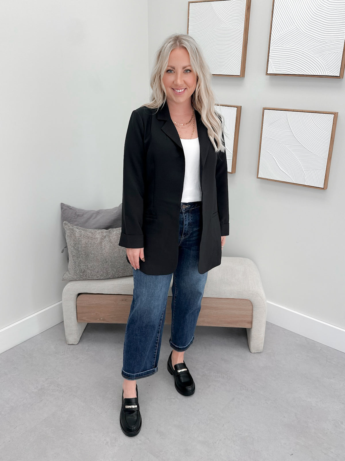 Leigh Blazer in Black