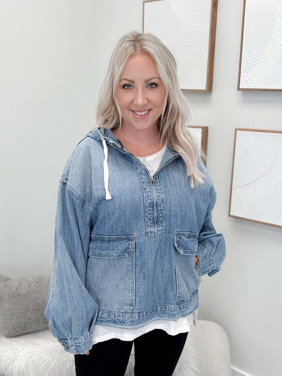 Neva Jean Pullover Jacket