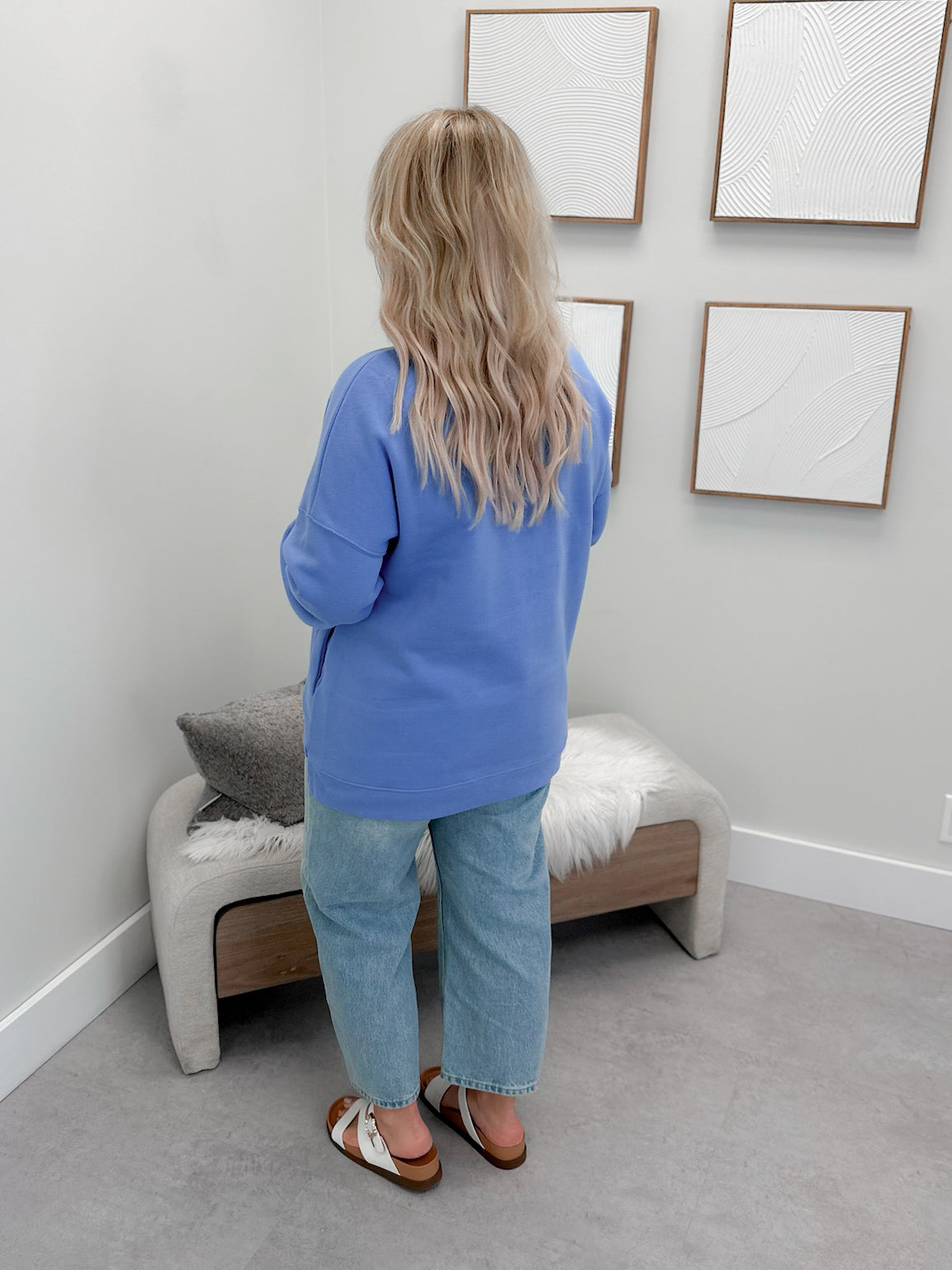 Sunbeam Pullover in Periwinkle