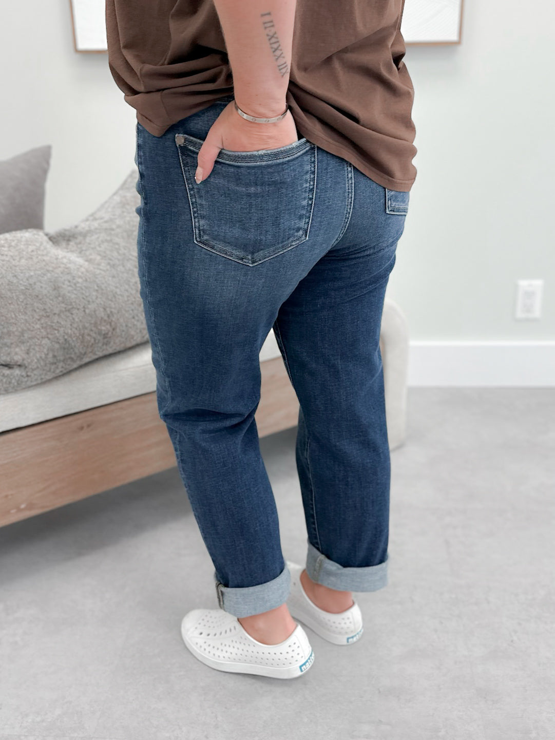 Cody Boyfriend High Rise Jeans by Judy Blue