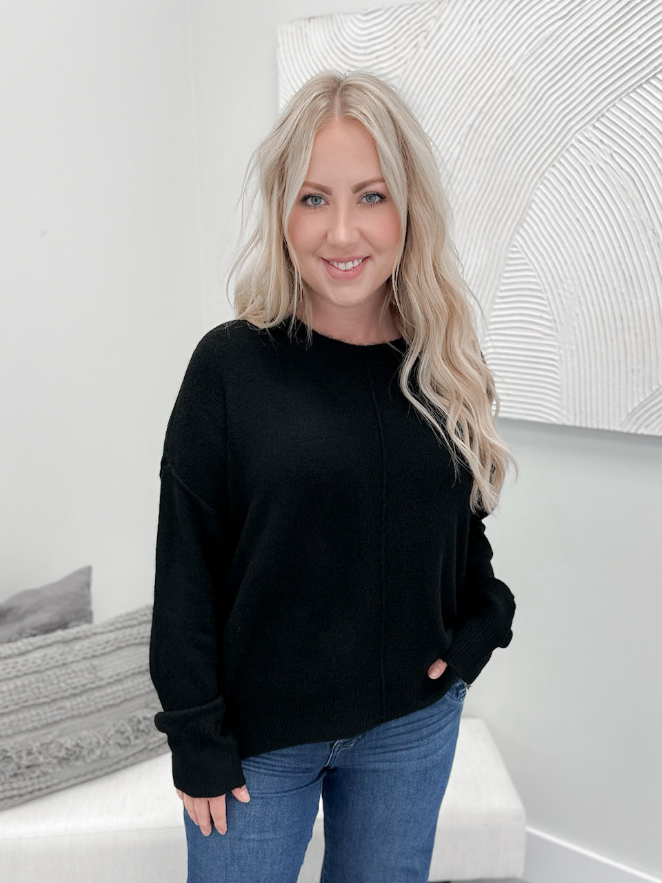 Cricket Sweater in Black