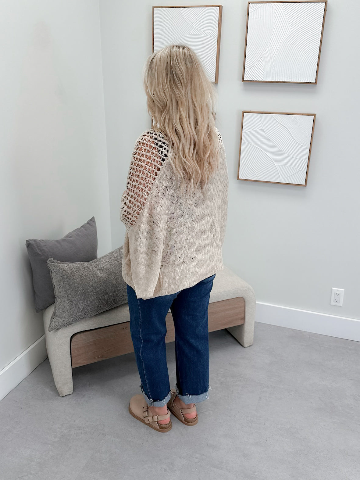 Mae Sweater in Taupe