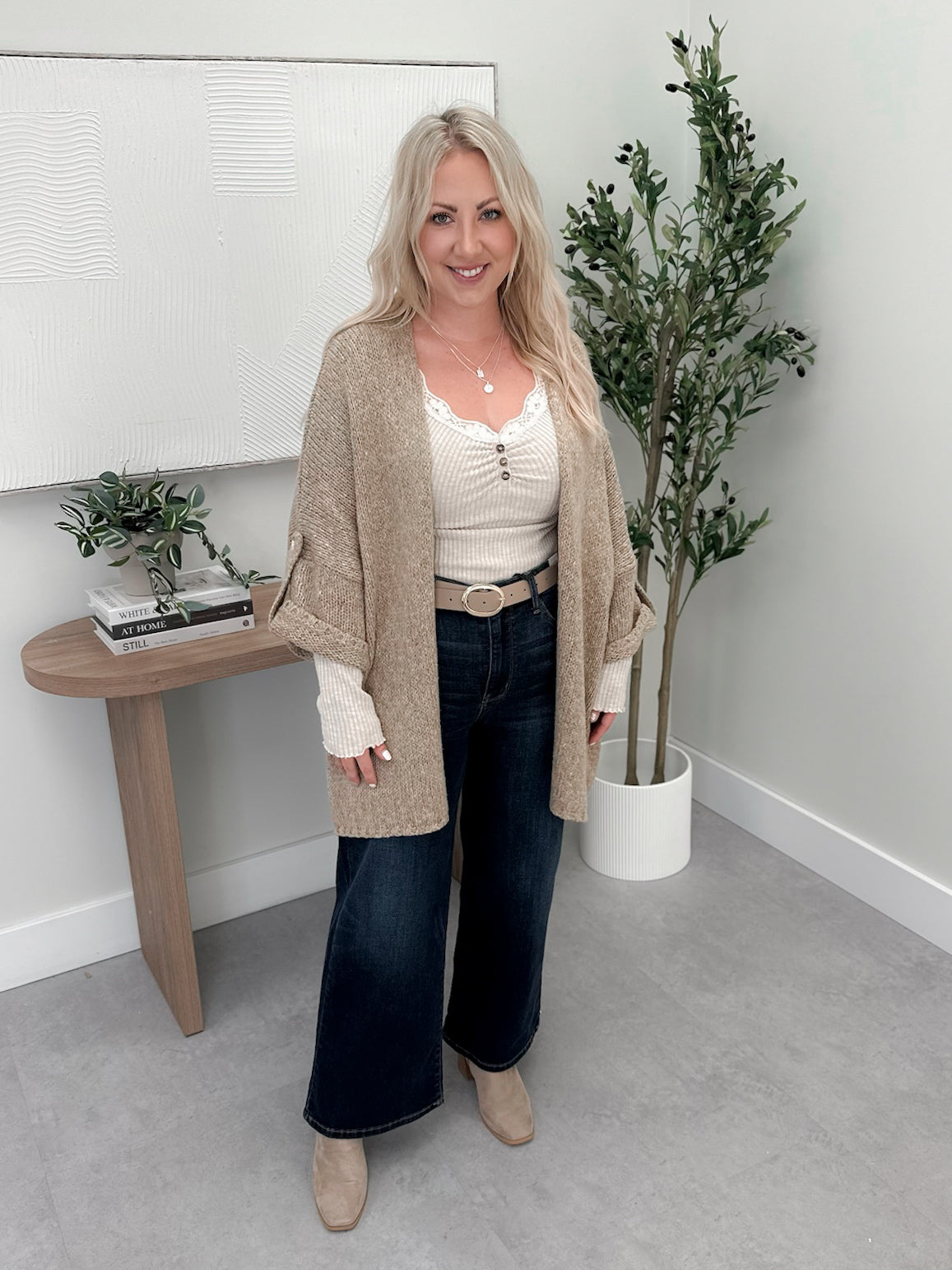 Bailey Cardigan in Mocha