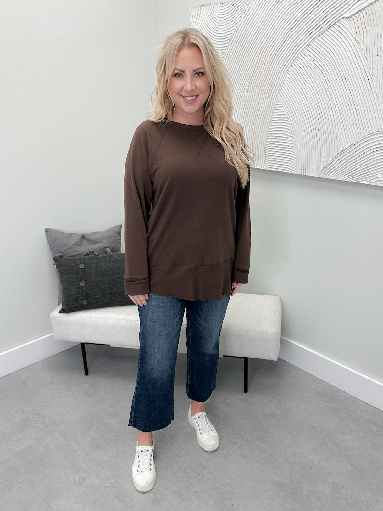 707 Long Sleeve in Espresso by Twenty Nine The Label