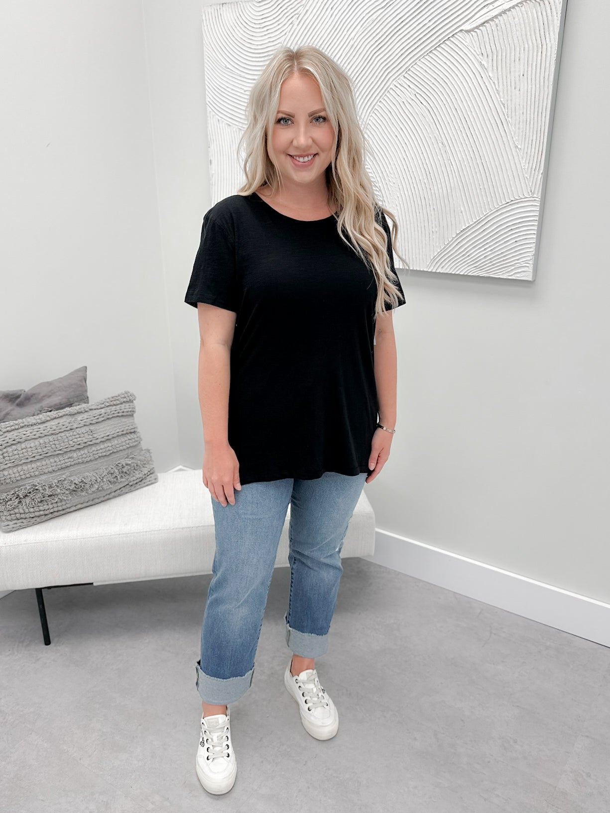 209 Tee in Black by Twenty Nine The Label