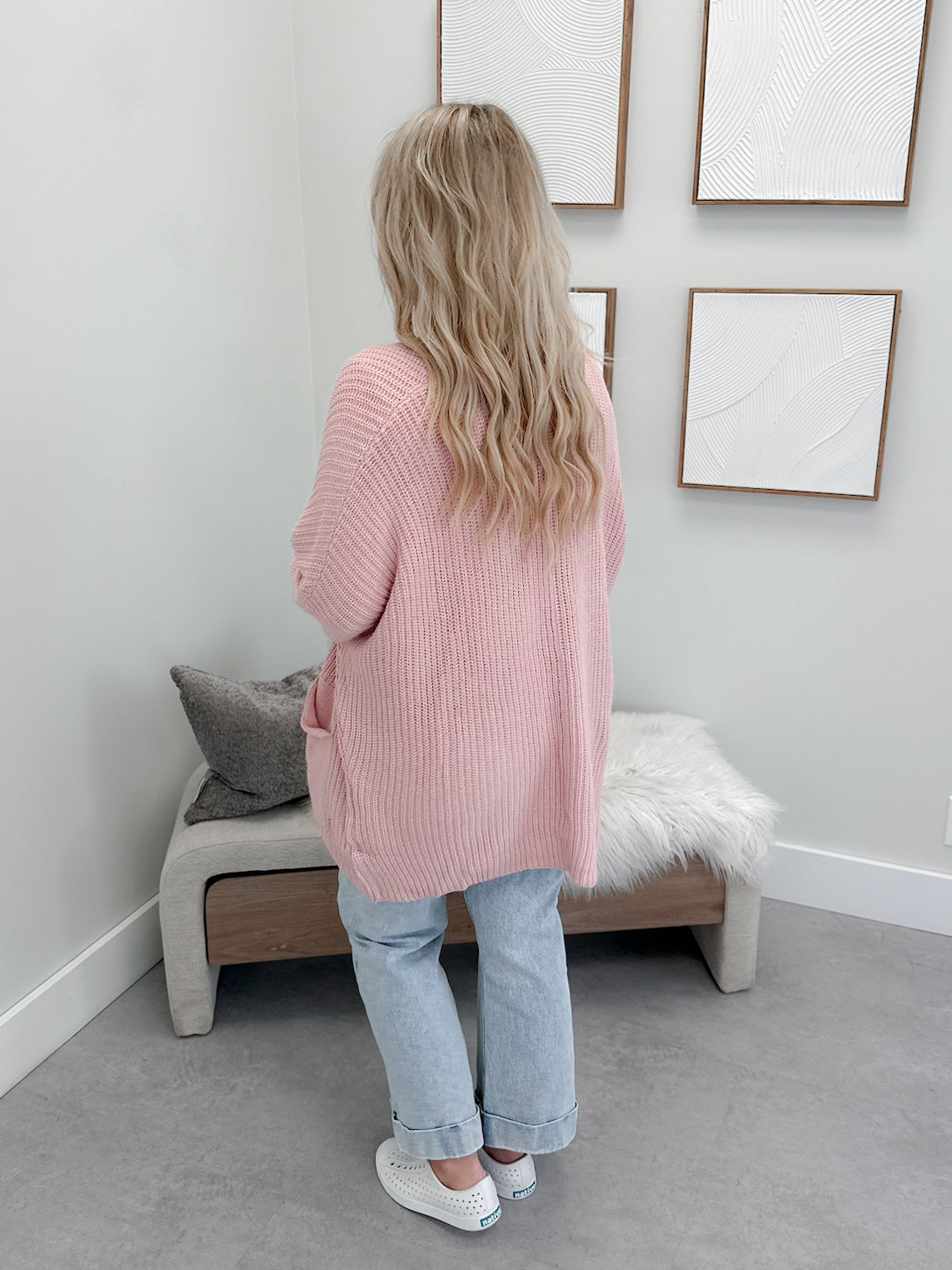 Islie Cardigan in Pink