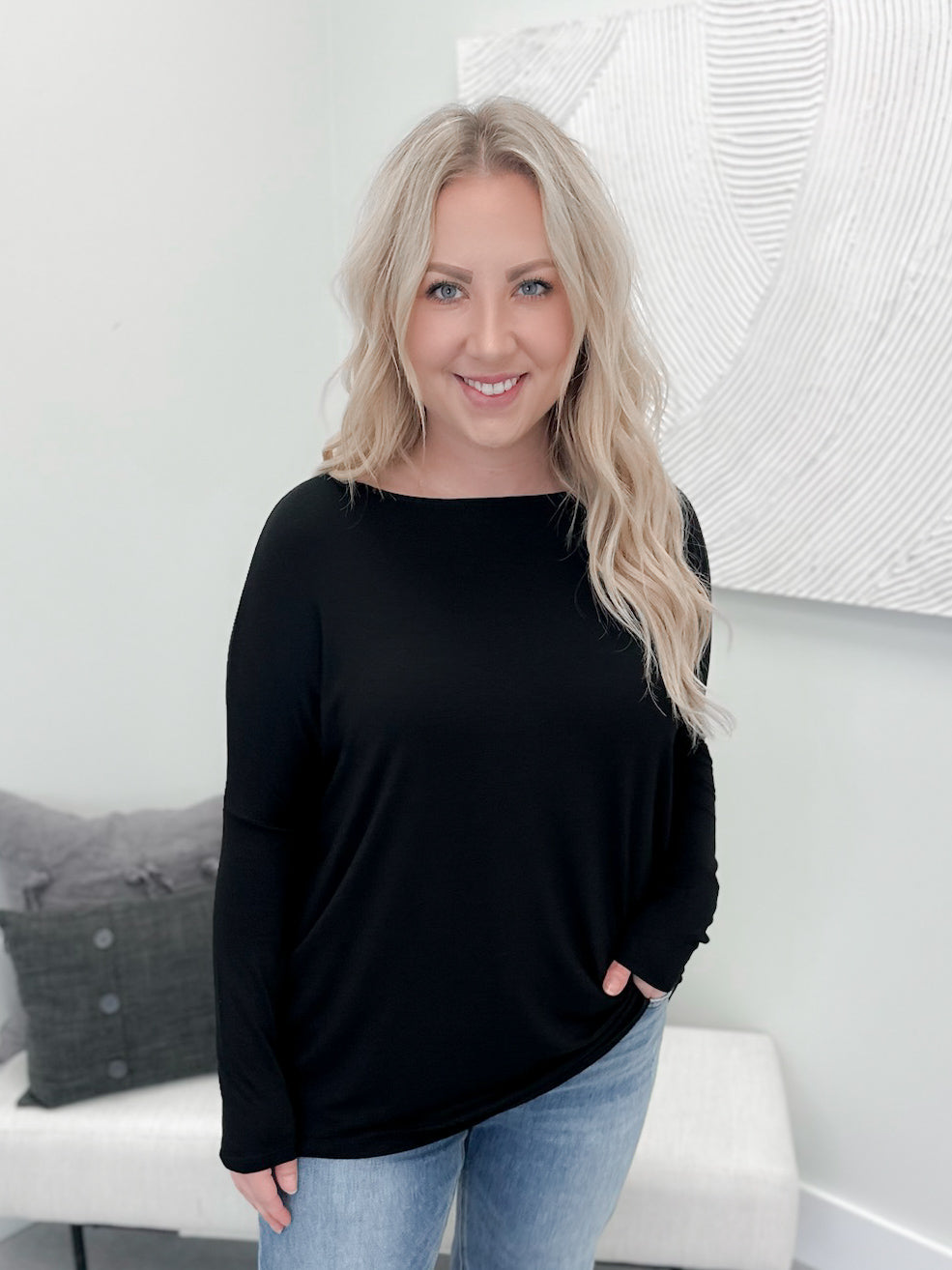 Shania Long Sleeve in Black