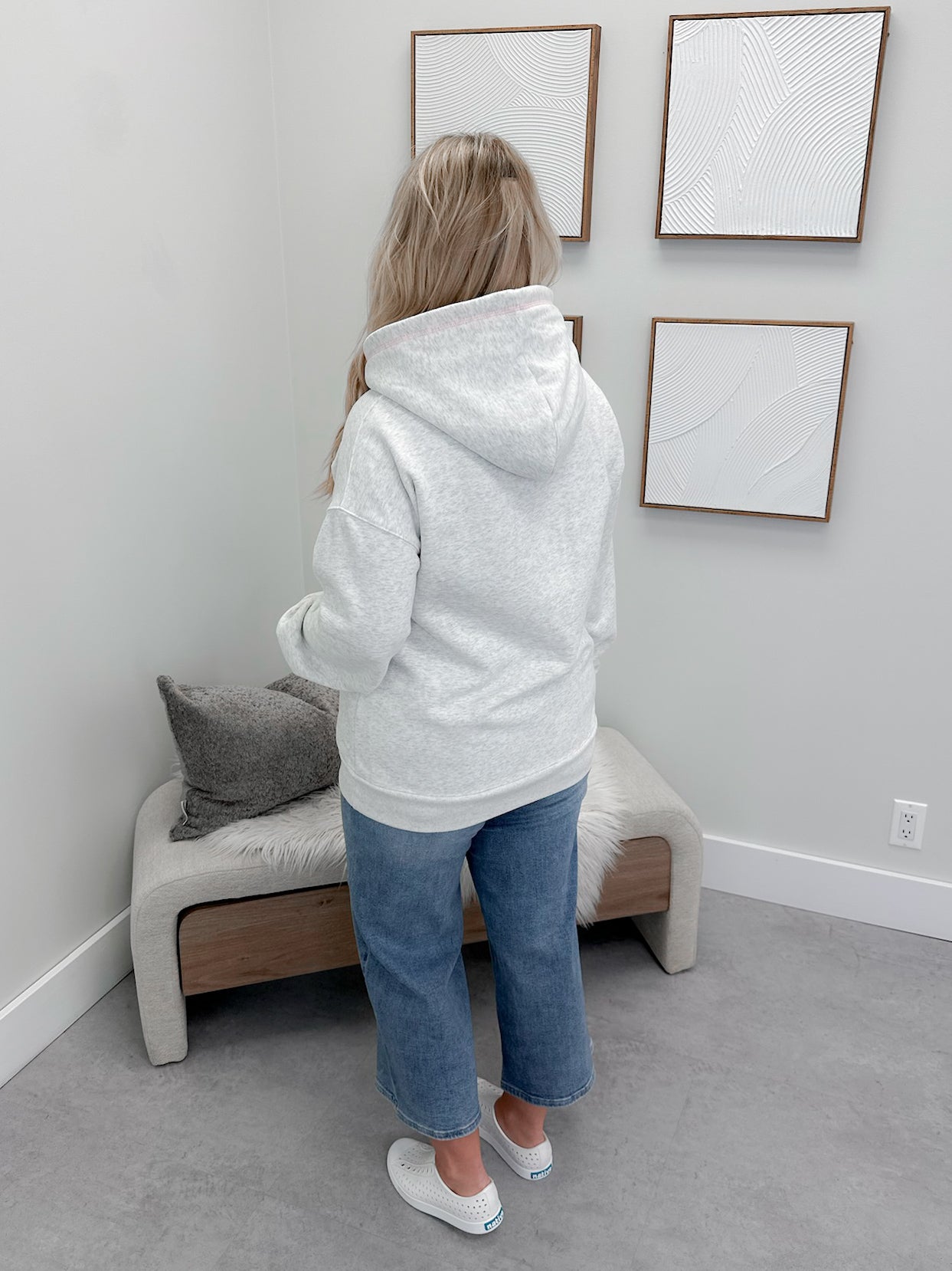Comfort Zone Hoodie in Girly Things by Ampersand Avenue