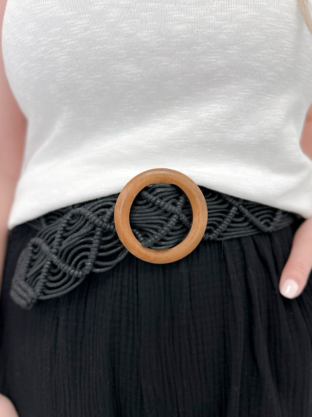 Bella Belt in Black